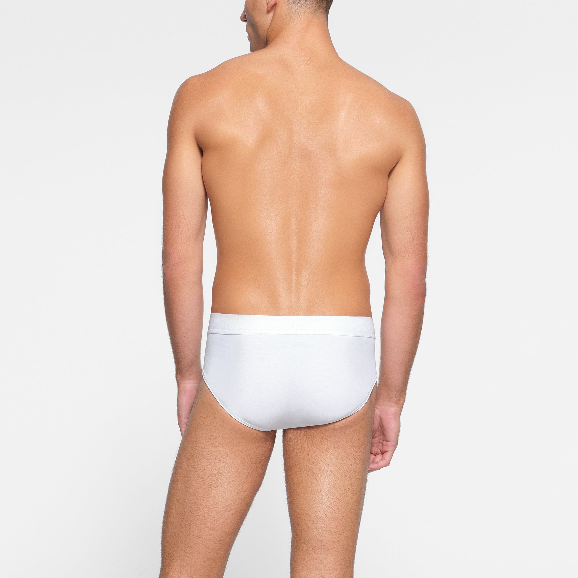 SKIMS COTTON MENS BRIEF 3-PACK | CHALK - Image 3