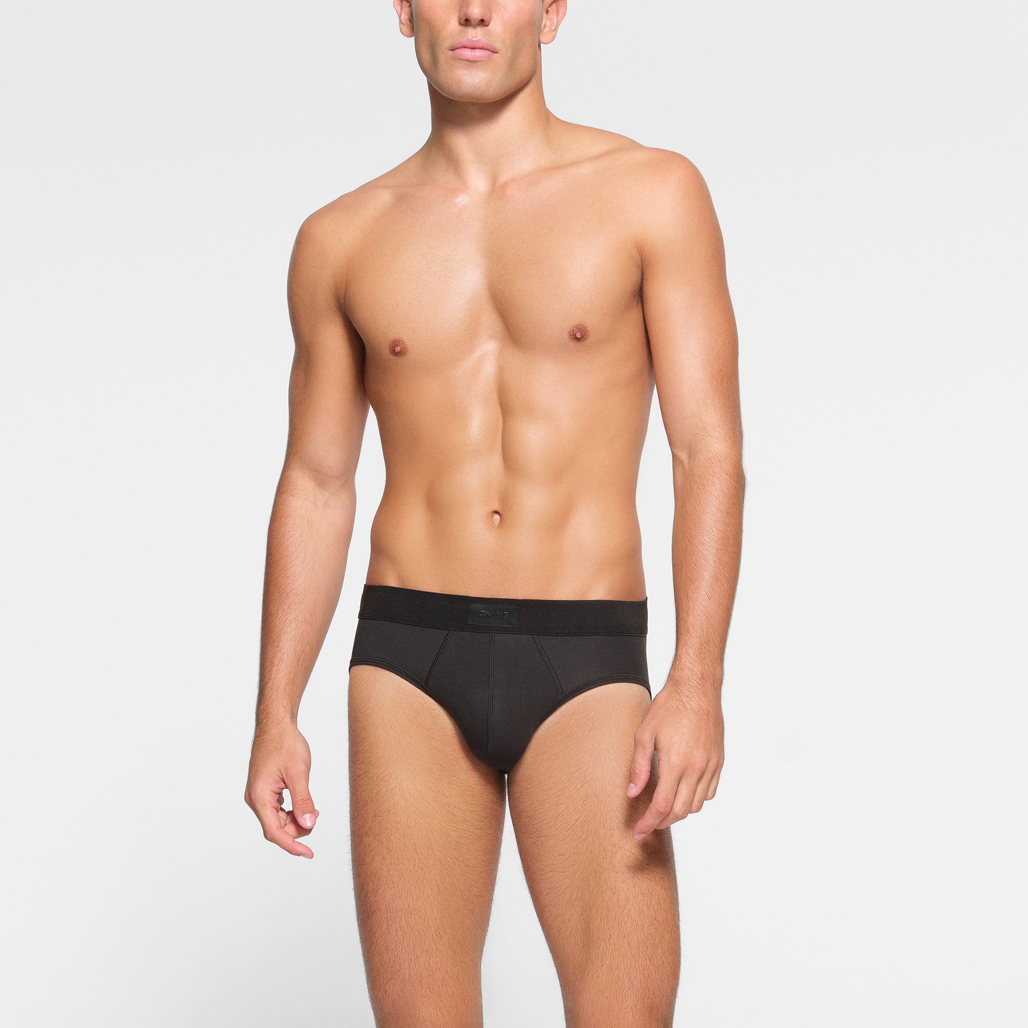 SKIMS COTTON MENS BRIEF 3-PACK | ONYX - Image 2
