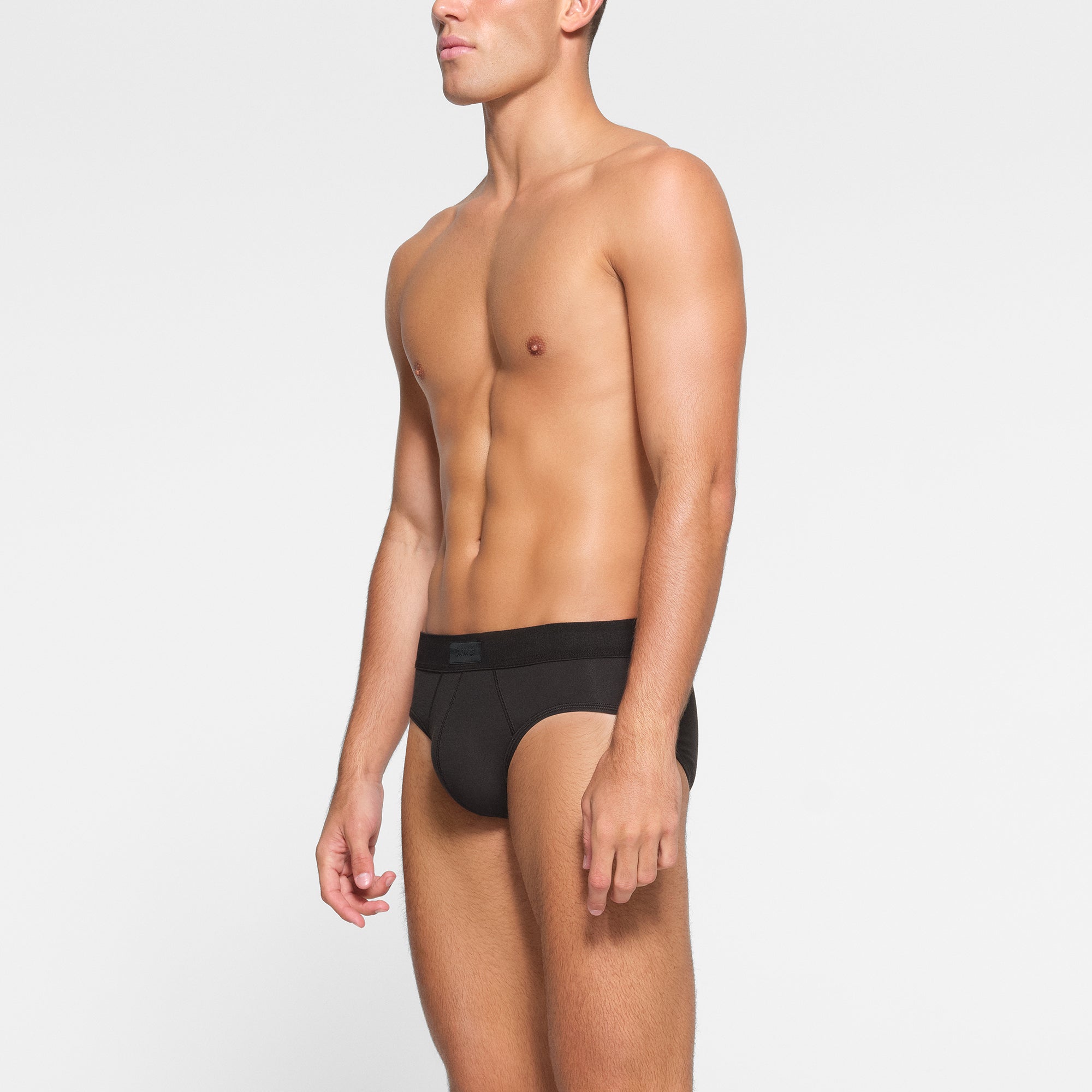 SKIMS COTTON MENS BRIEF | ONYX - Image 2
