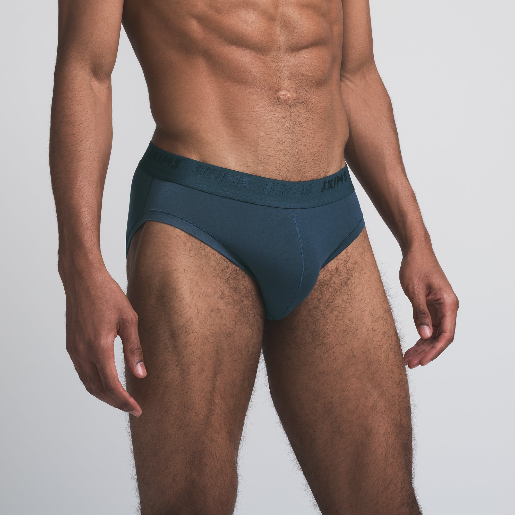 SKIMS STRETCH MENS BRIEF 3-PACK | INDIGO MULTI - Image 3