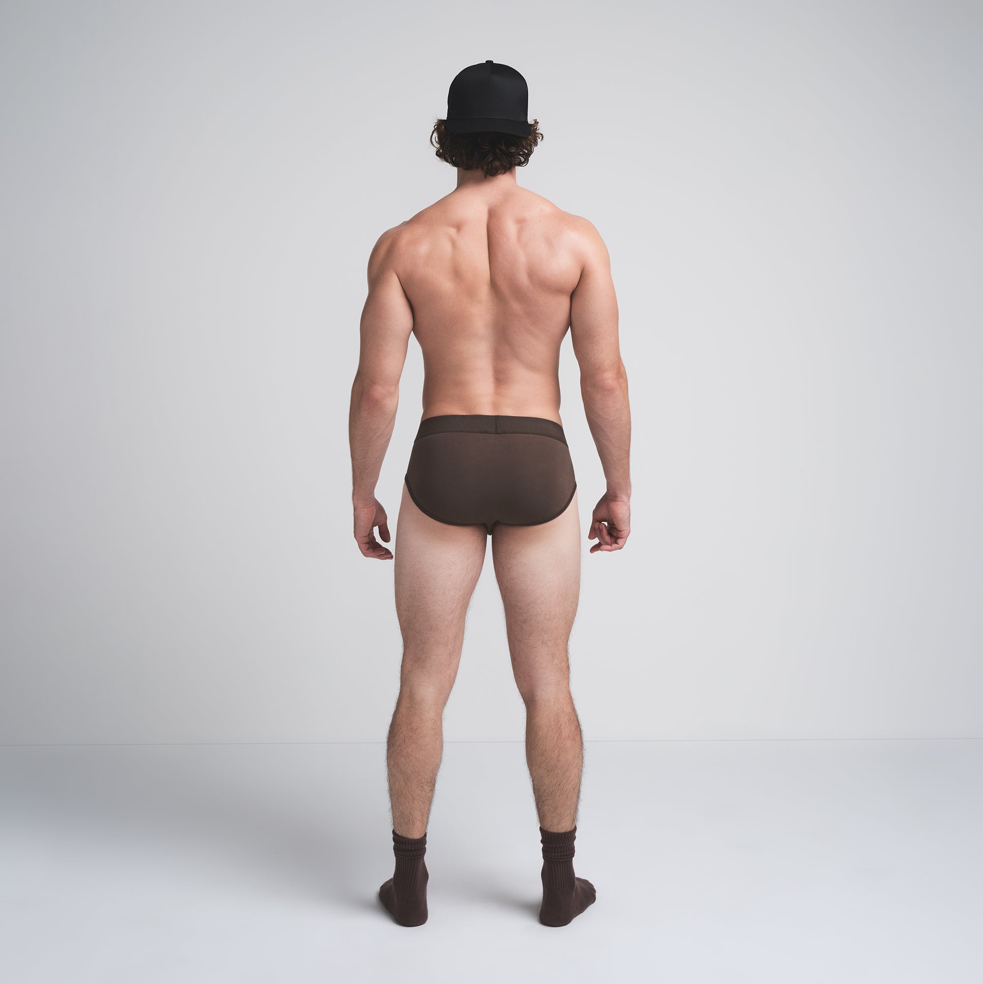 SKIMS COTTON MENS BRIEF 3-PACK | DARK SEPIA MULTI - Image 5