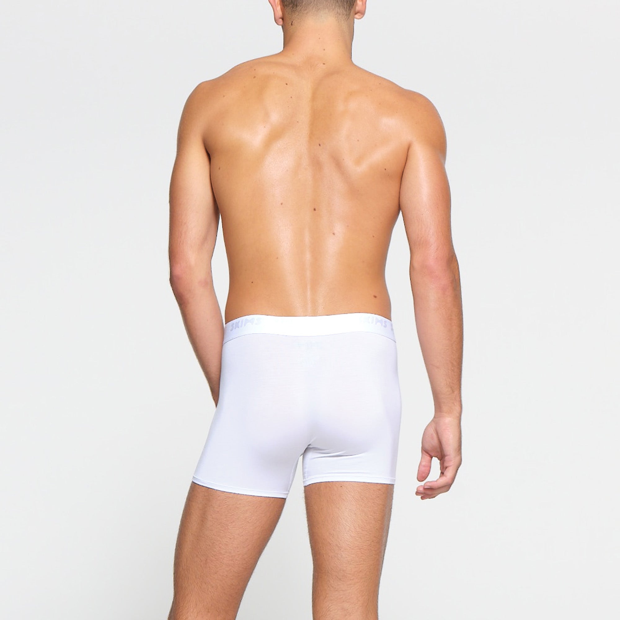 SKIMS STRETCH MENS 3" BOXER BRIEF | CHALK - Image 3