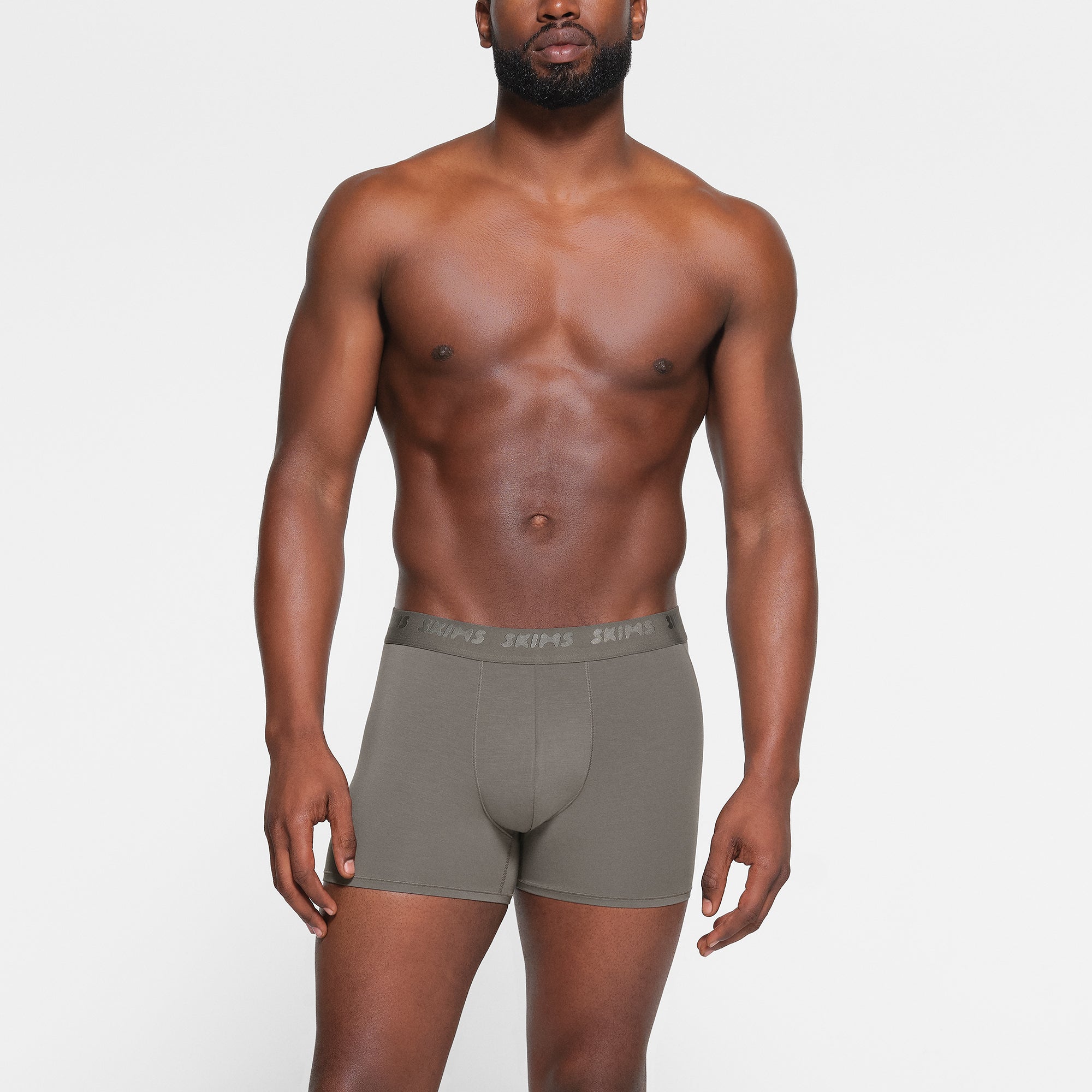 SKIMS STRETCH MENS 3" BOXER BRIEF 3-PACK | GUNMETAL MULTI - Image 4