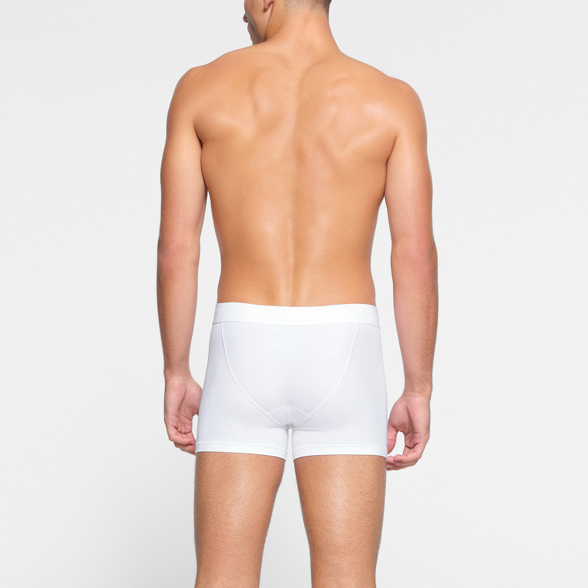 SKIMS COTTON MENS 3" BOXER BRIEF 3-PACK | CHALK - Image 3