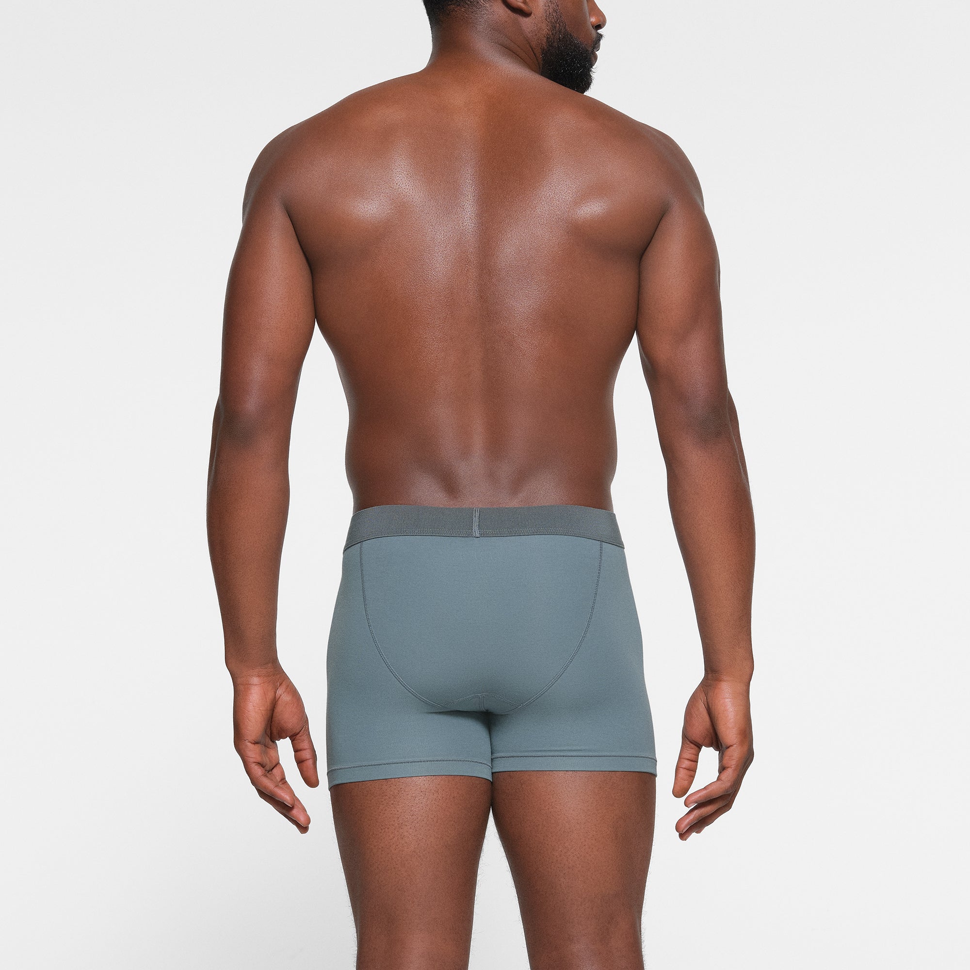 SKIMS COTTON MENS 3" BOXER BRIEF | KYANITE - Image 3