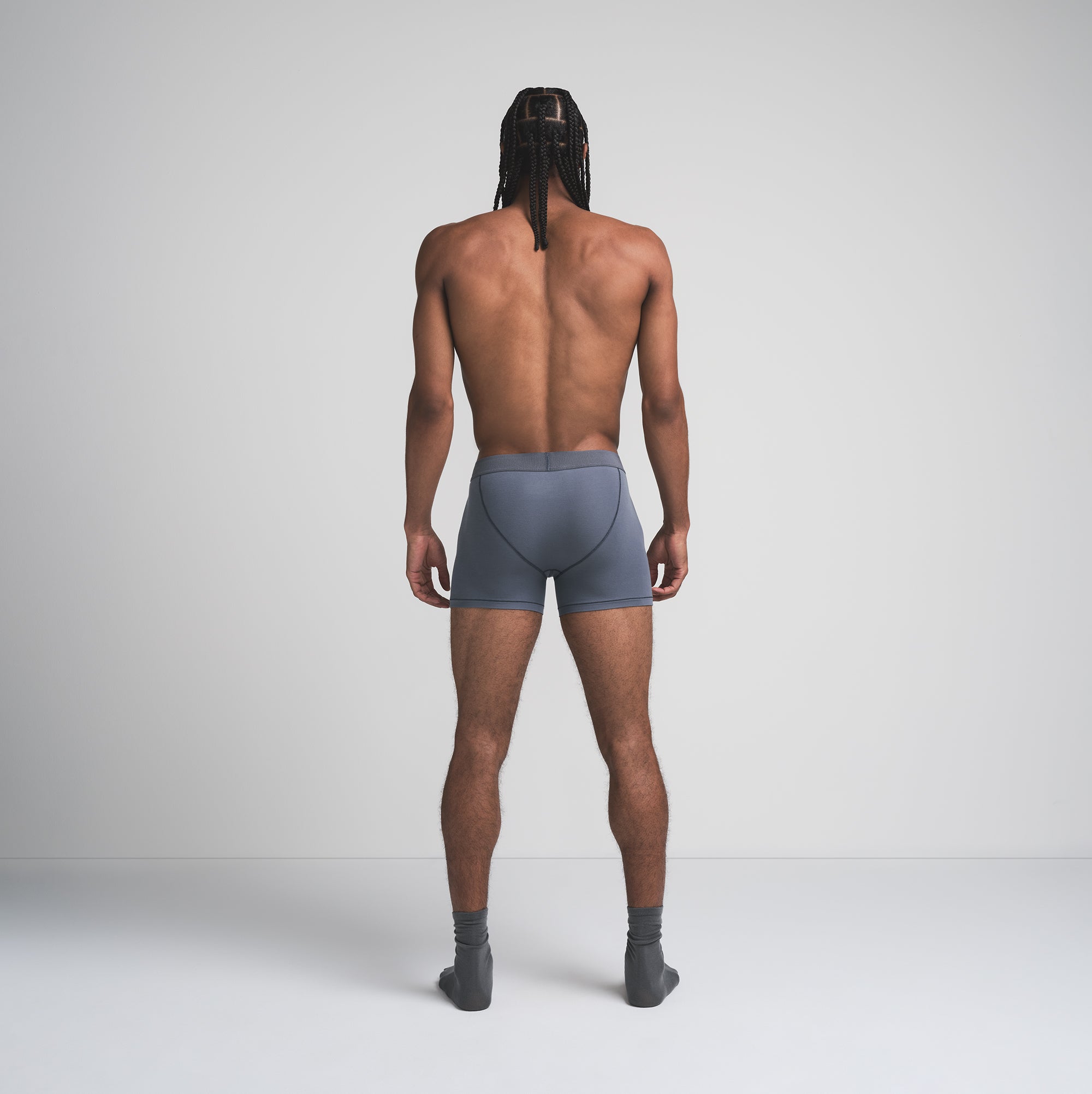 SKIMS COTTON MENS 3" BOXER BRIEF 3-PACK | DARK SEPIA MULTI - Image 6