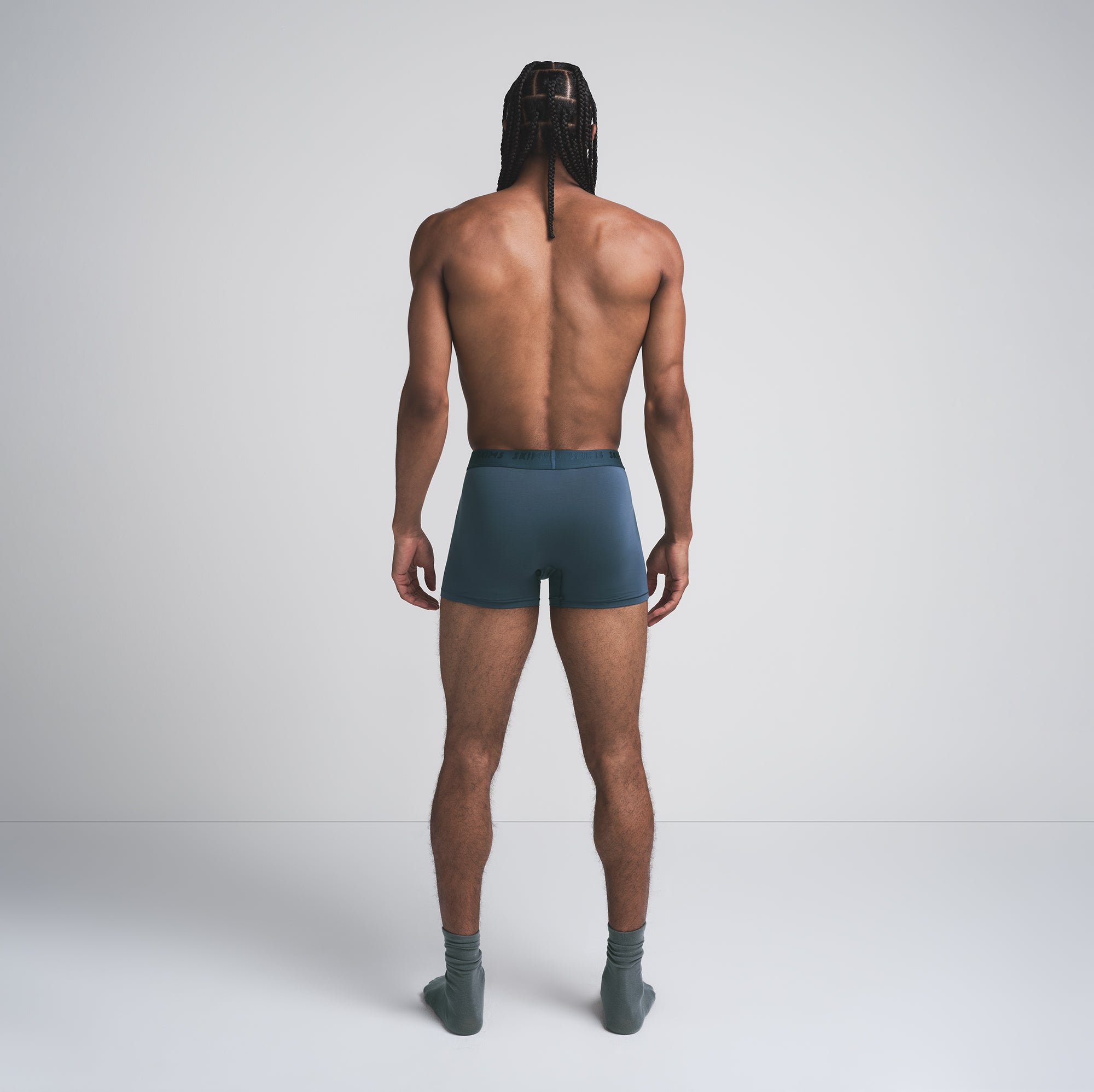 SKIMS STRETCH MENS 3" BOXER BRIEF | INDIGO - Image 3