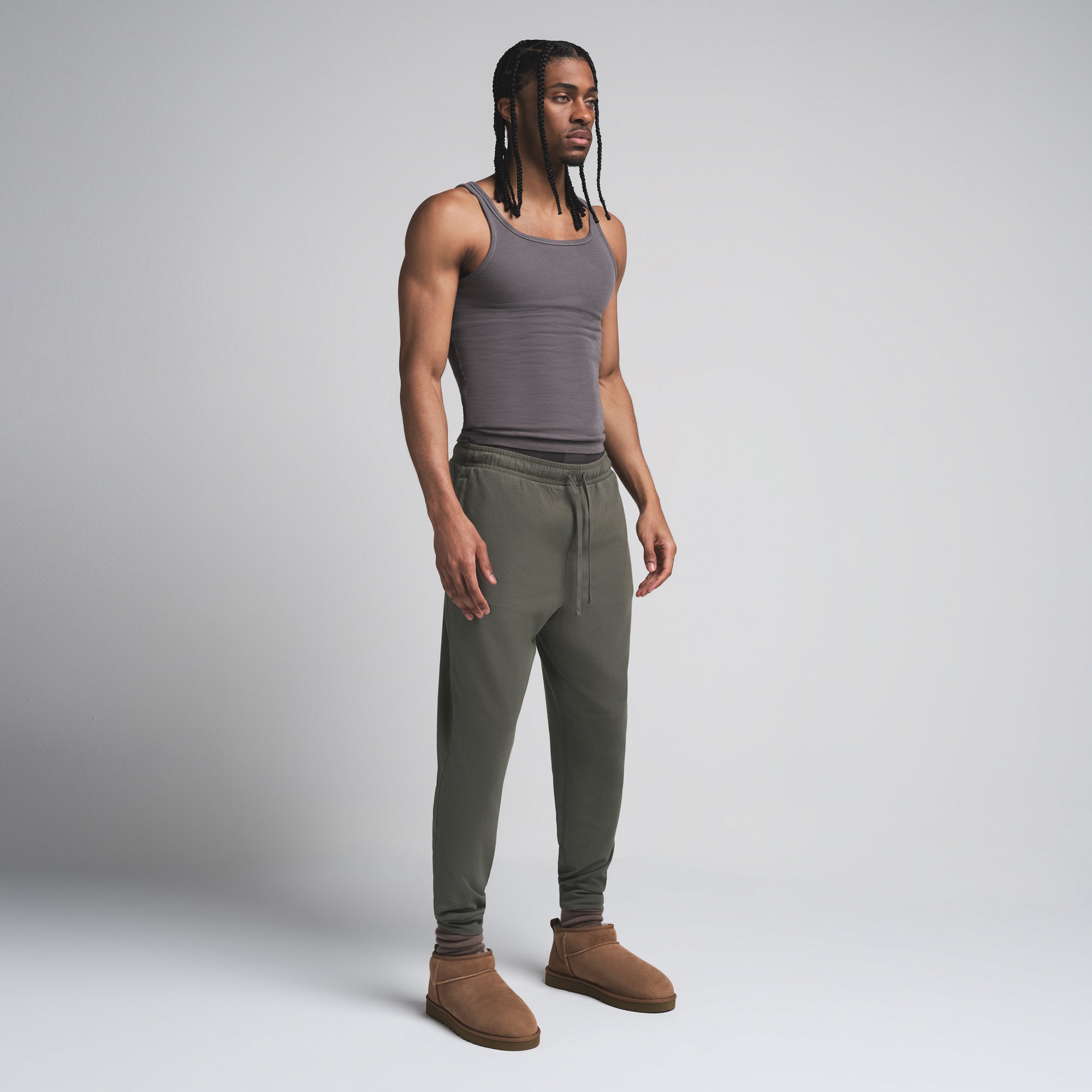 JERSEY LOUNGE MENS JOGGER | BASIL - Image 2
