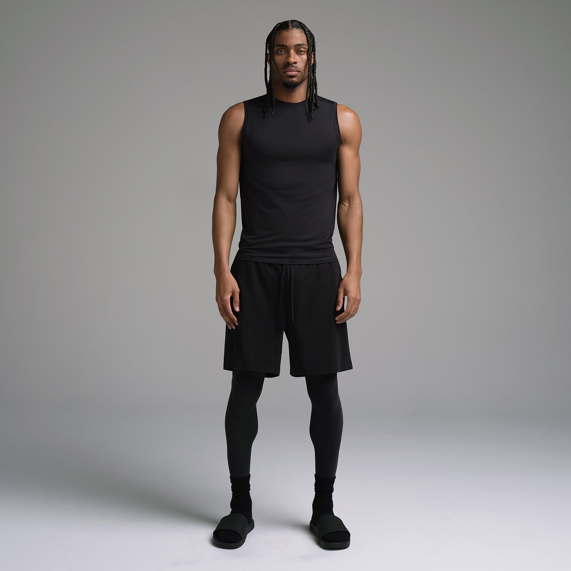 SKIMS SPORT MENS LEGGING | OBSIDIAN