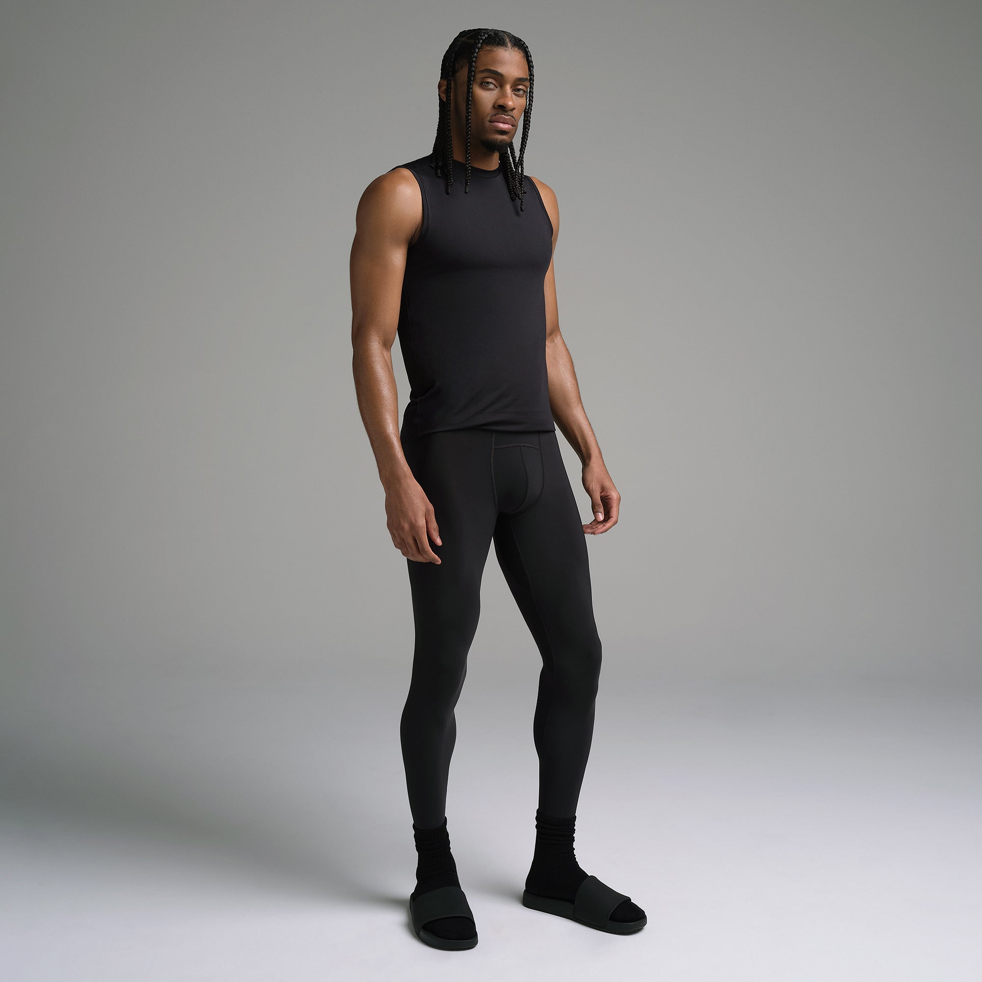 SKIMS SPORT MENS LEGGING | OBSIDIAN - Image 3