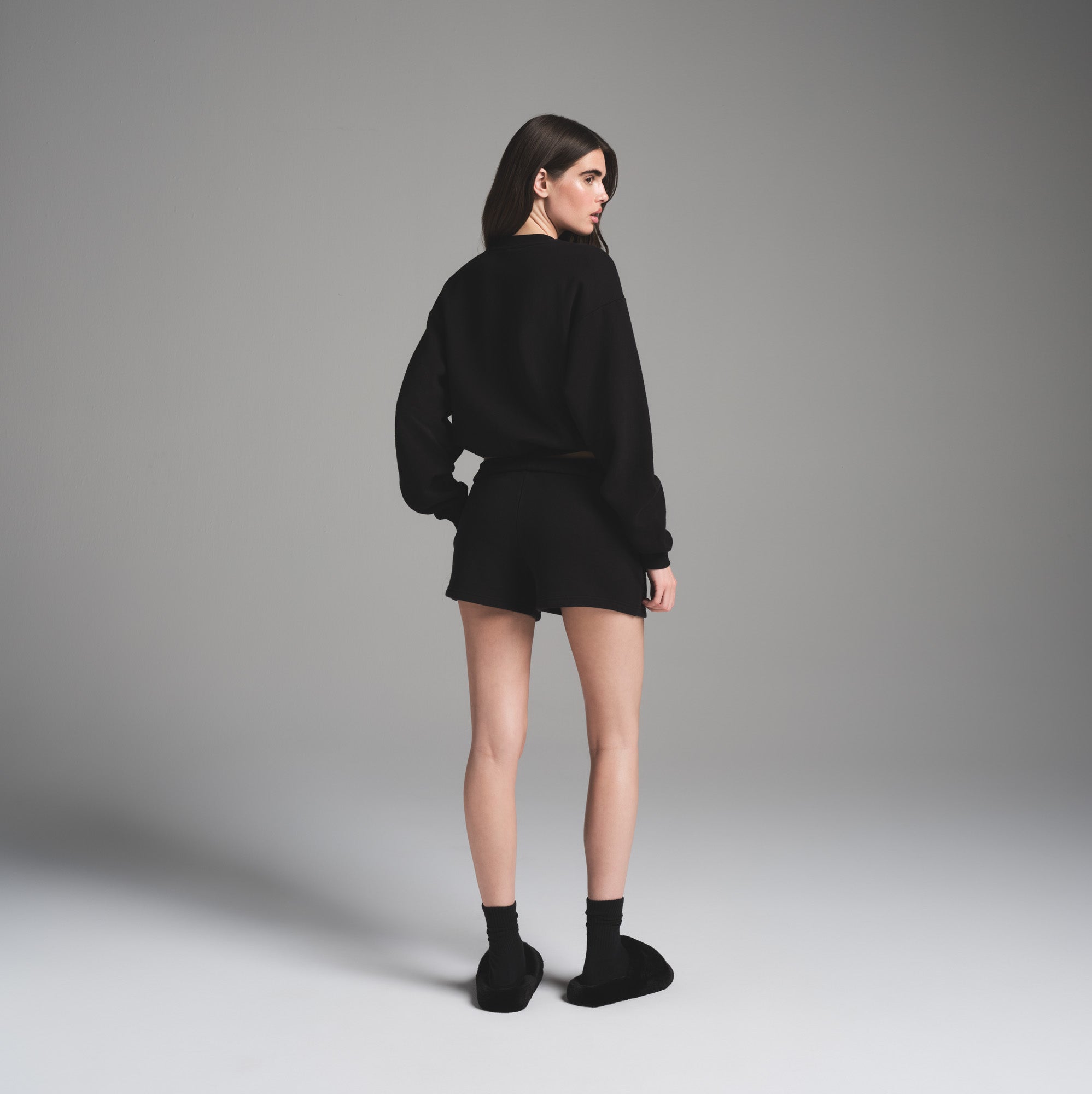 COTTON FLEECE CLASSIC SHORT | ONYX - Image 4
