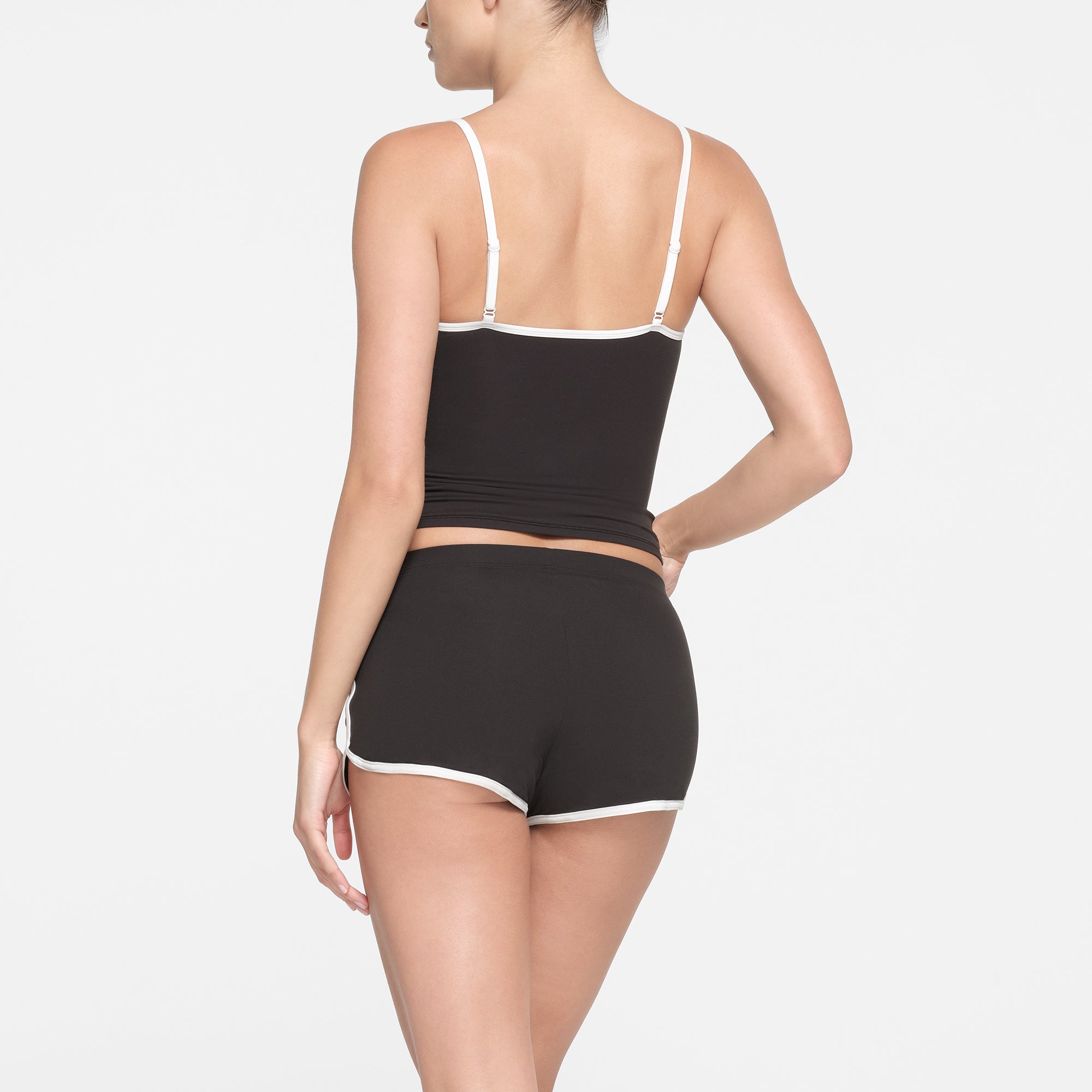 FITS EVERYBODY CONTRAST TRIM DOLPHIN SHORT | ONYX - Image 3