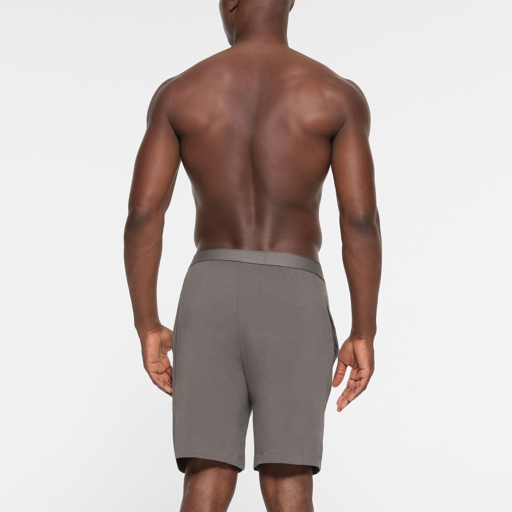 JERSEY SLEEP MENS SHORT | WASHED GUNMETAL - Image 3