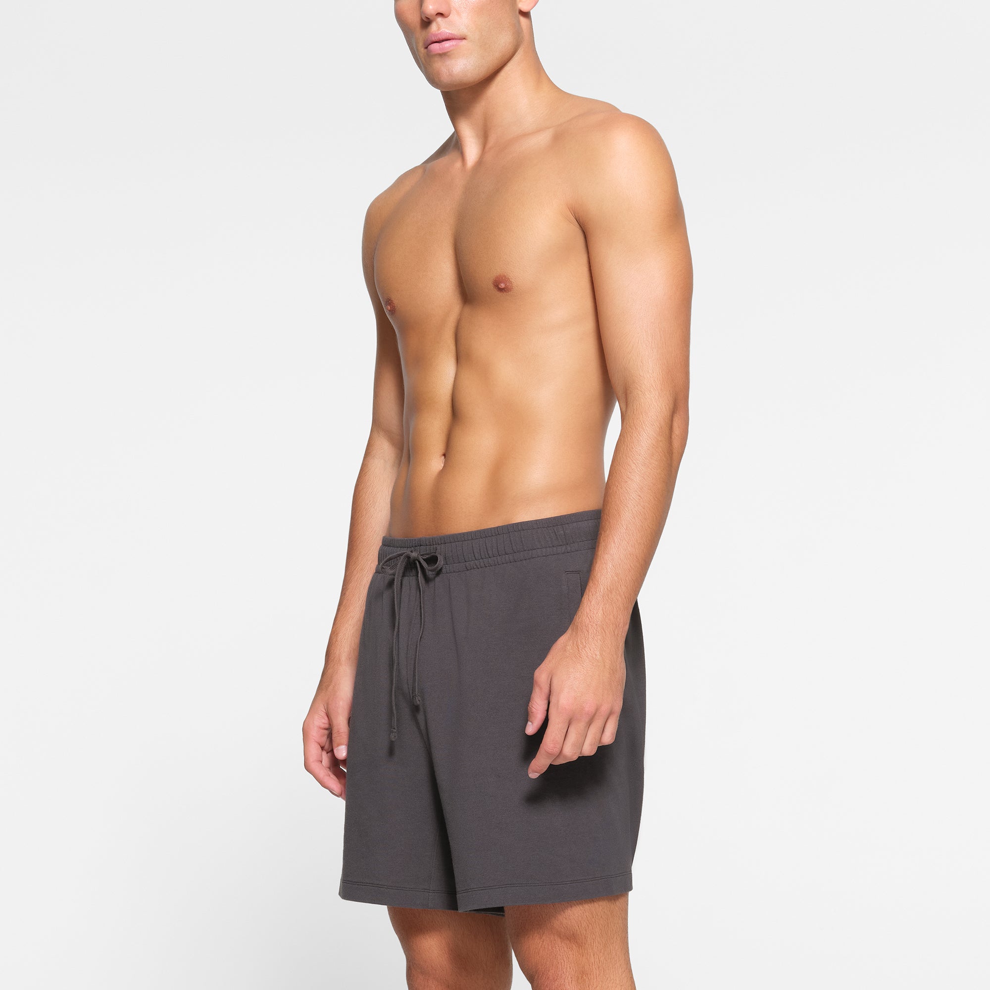 JERSEY LOUNGE MENS RELAXED SHORT | ASH - Image 2
