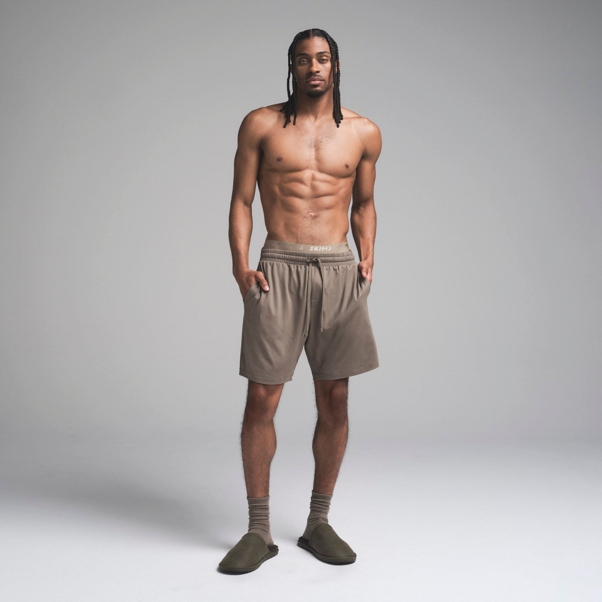 OUTDOOR JERSEY MENS CLASSIC SHORT | TRUFFLE - Image 3