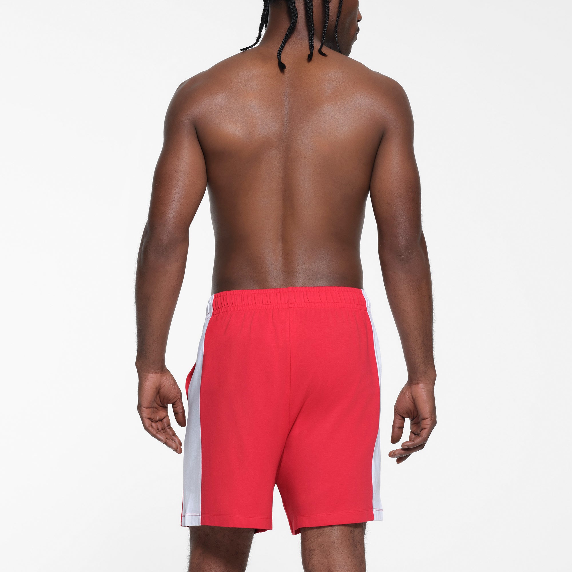 SKIMS FOR TEAM USA JERSEY SLEEP MENS OLYMPIC SHORT | RED - Image 3