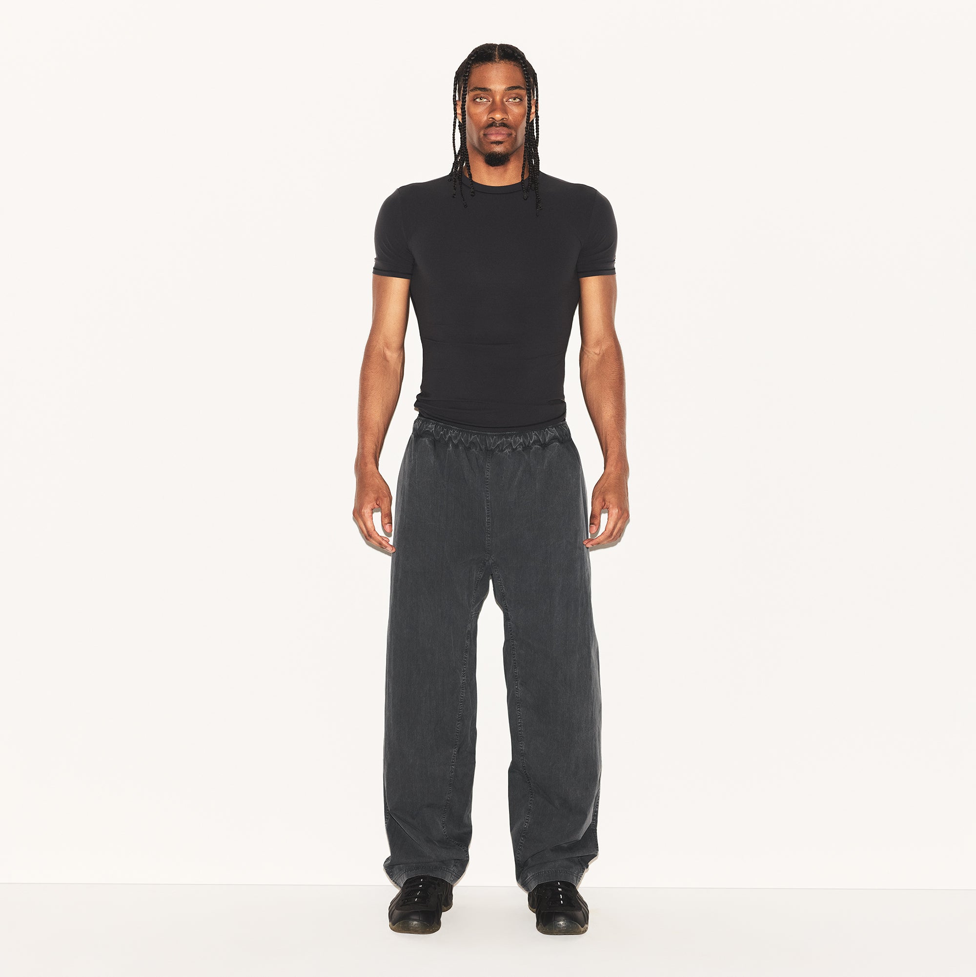 WOVEN MENS KARATE PANT | ASH - Image 4