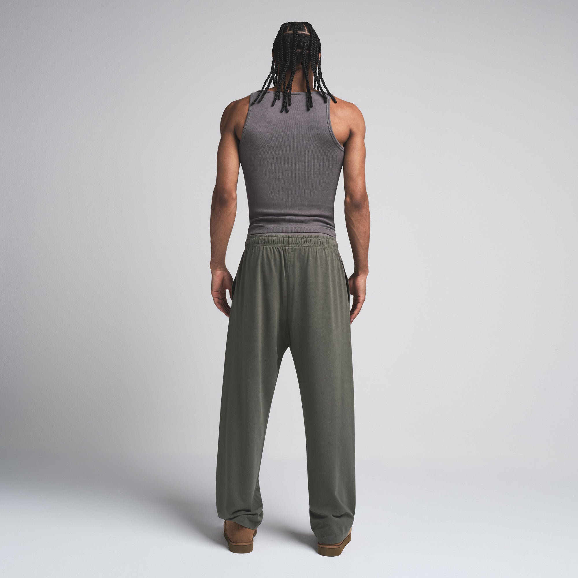 JERSEY LOUNGE MENS RELAXED STRAIGHT LEG PANT | BASIL - Image 3