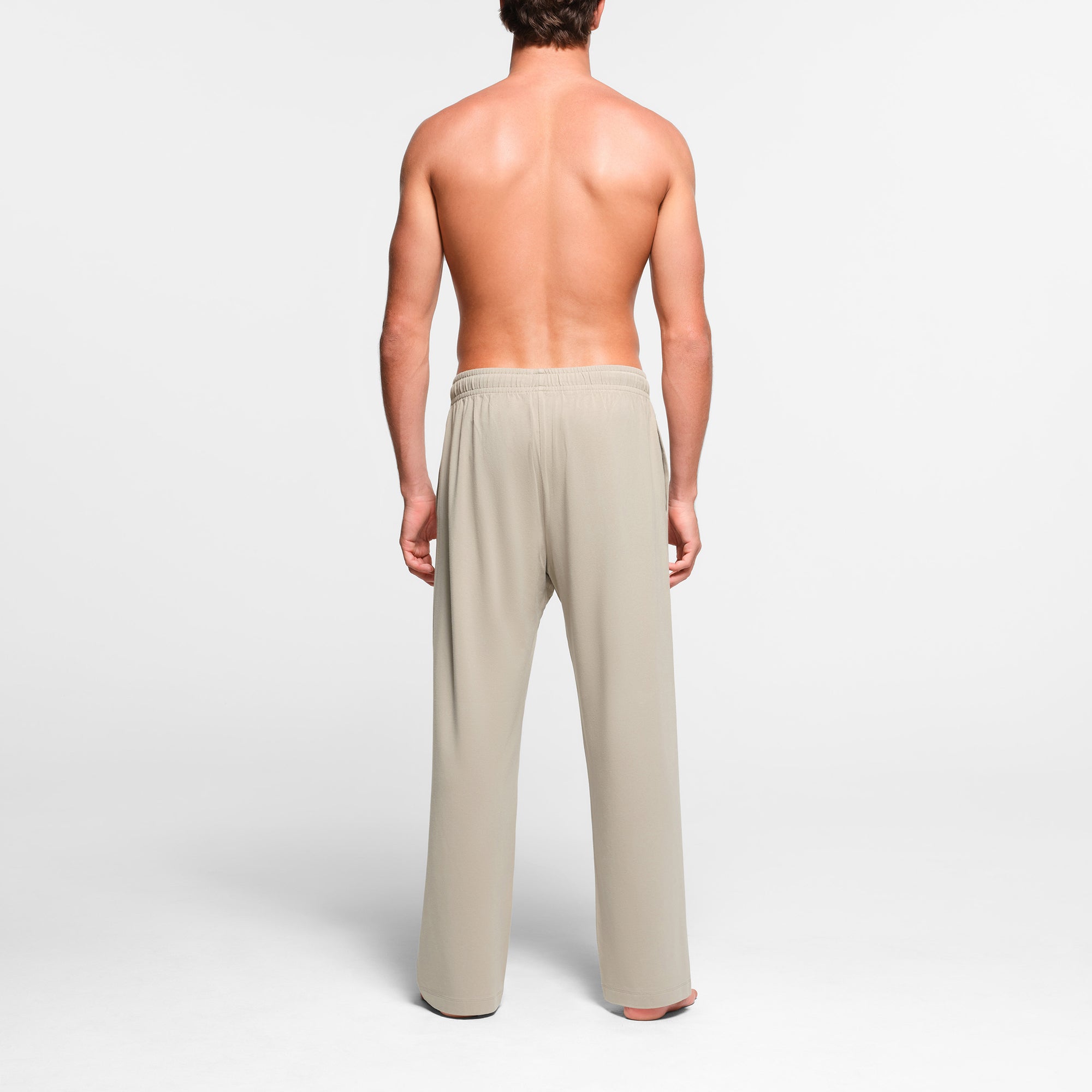 JERSEY LOUNGE MENS RELAXED STRAIGHT LEG PANT | SHALE - Image 3