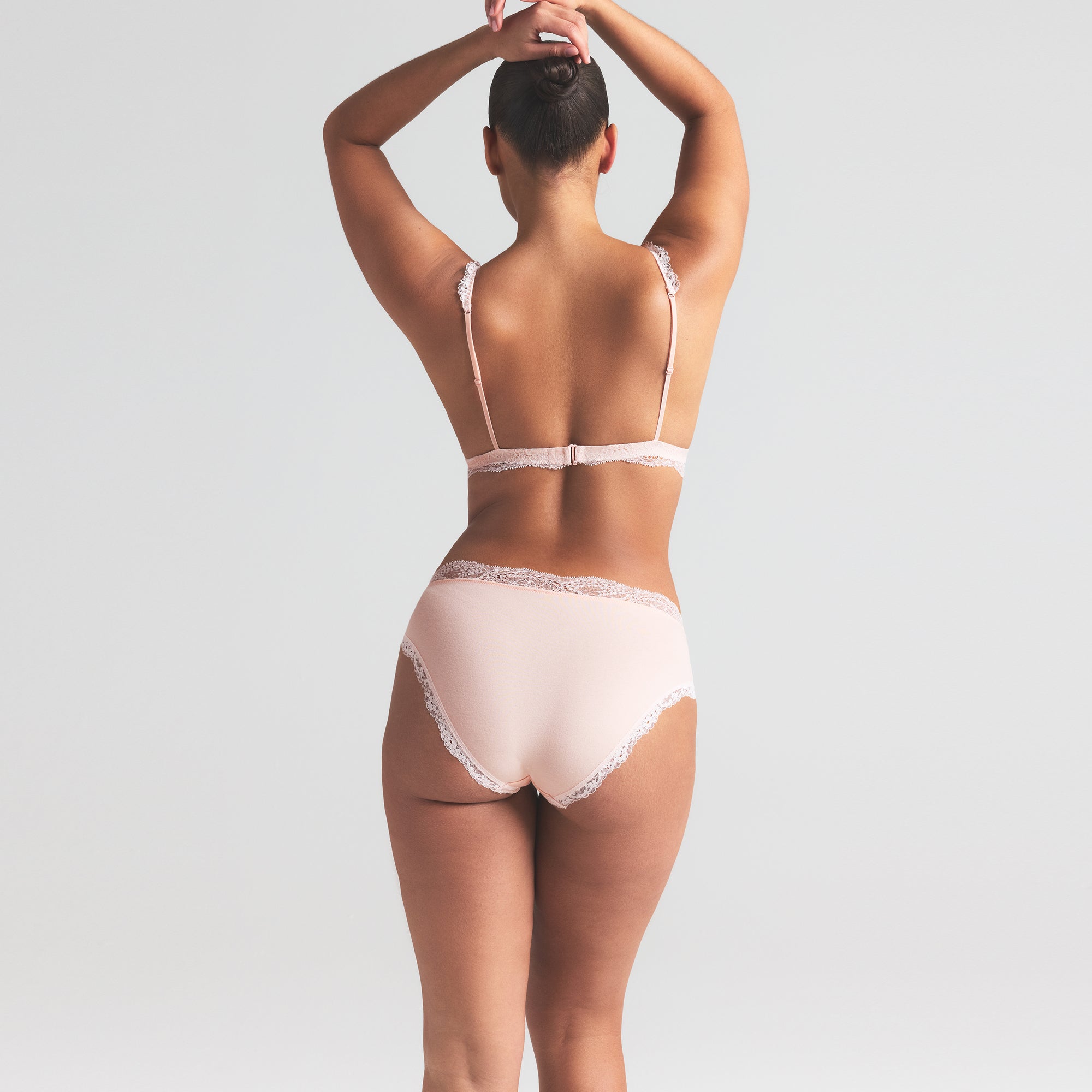 COTTON JERSEY LACE BRIEF | PRIMROSE - Image 3