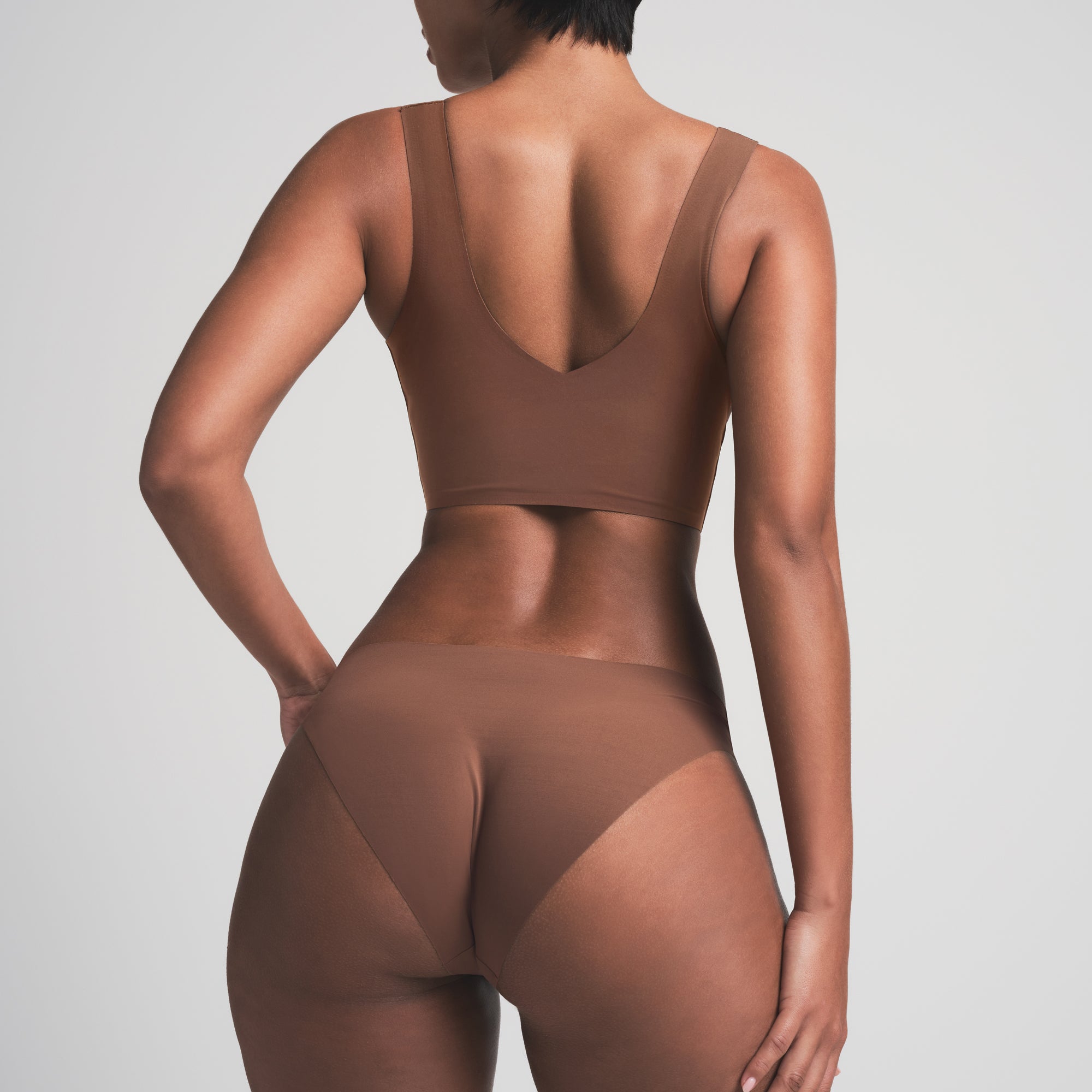 NAKED PLUNGE LONGLINE BRALETTE | JASPER - Image 2