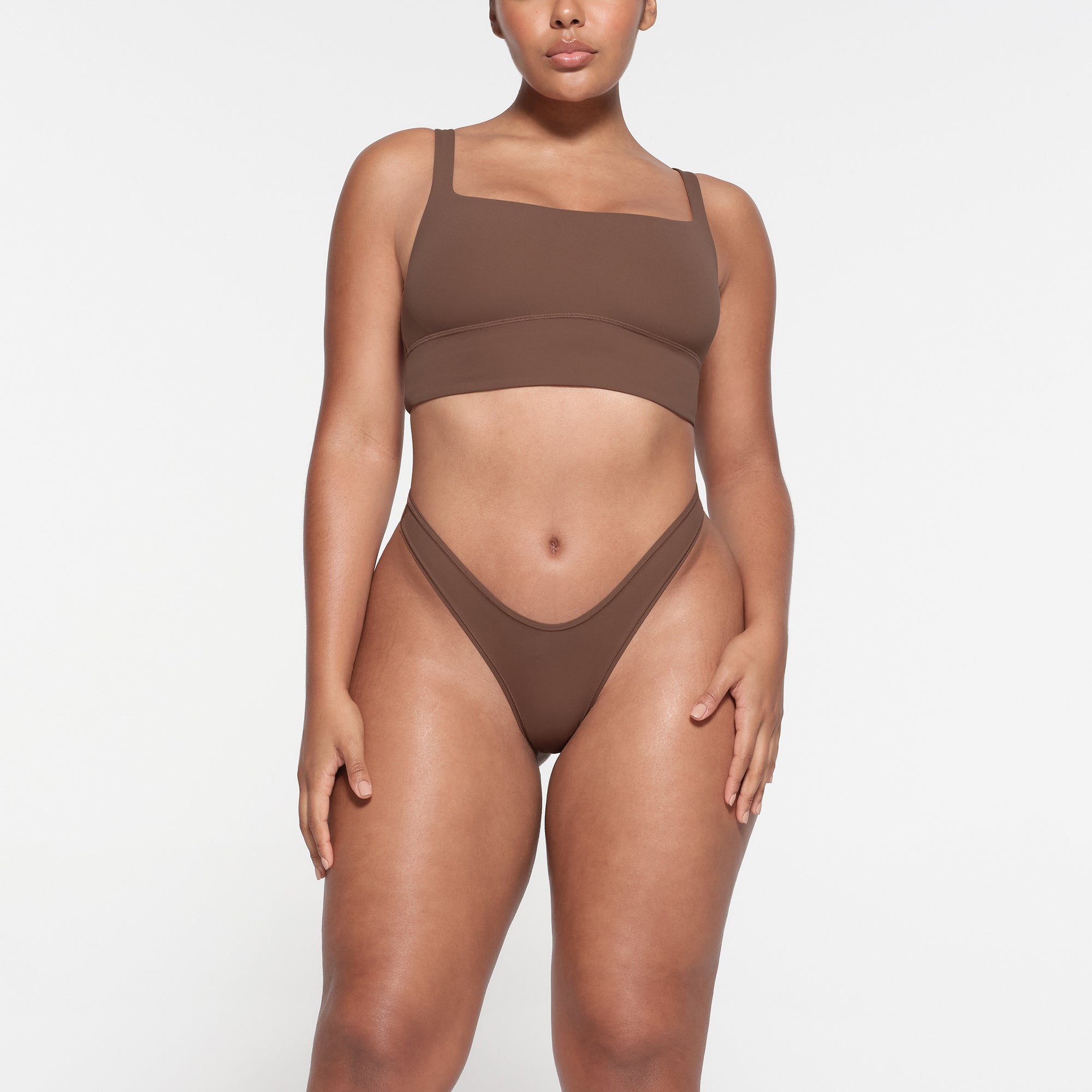 FITS EVERYBODY SQUARE NECK LONGLINE BRALETTE | JASPER