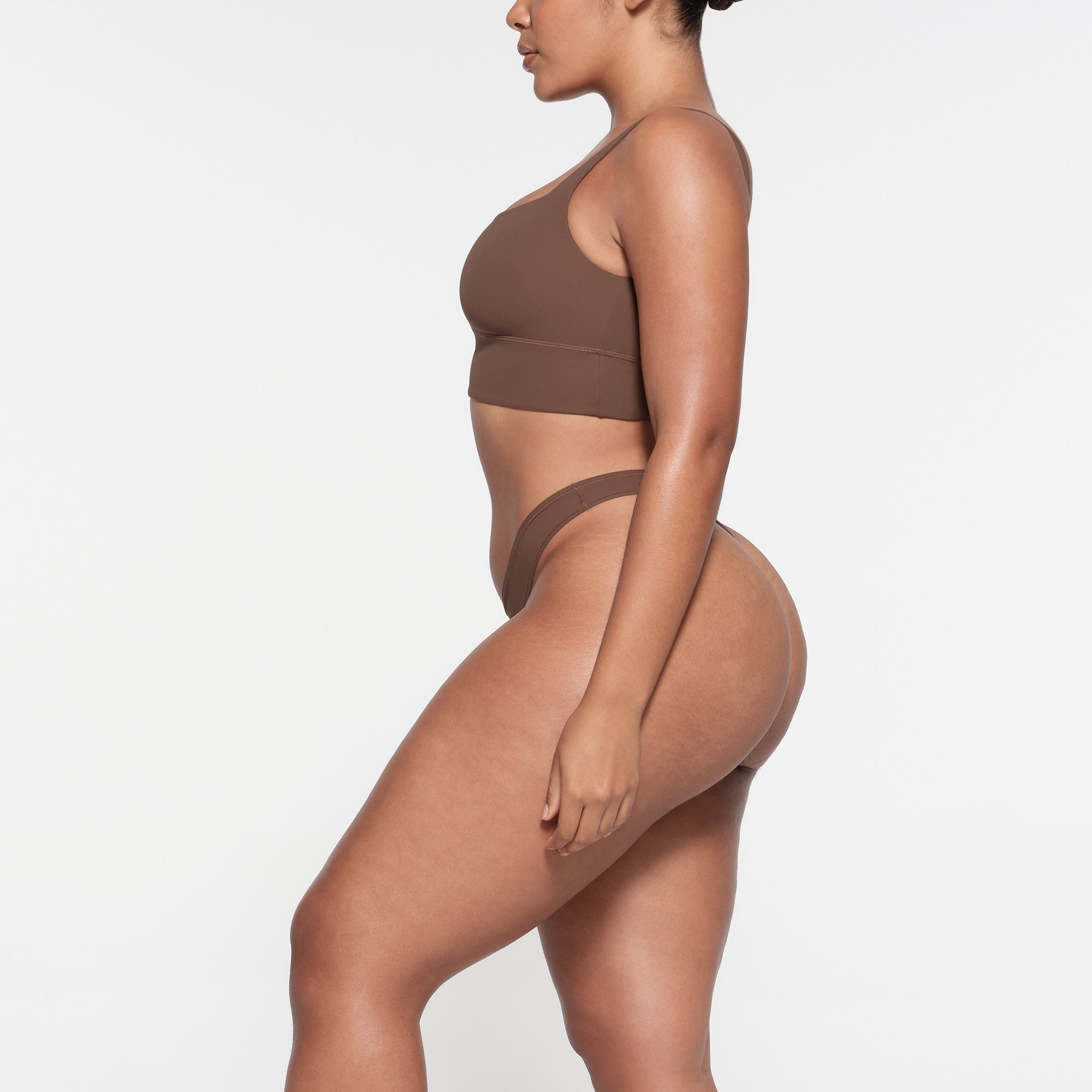 FITS EVERYBODY SQUARE NECK LONGLINE BRALETTE | JASPER - Image 2