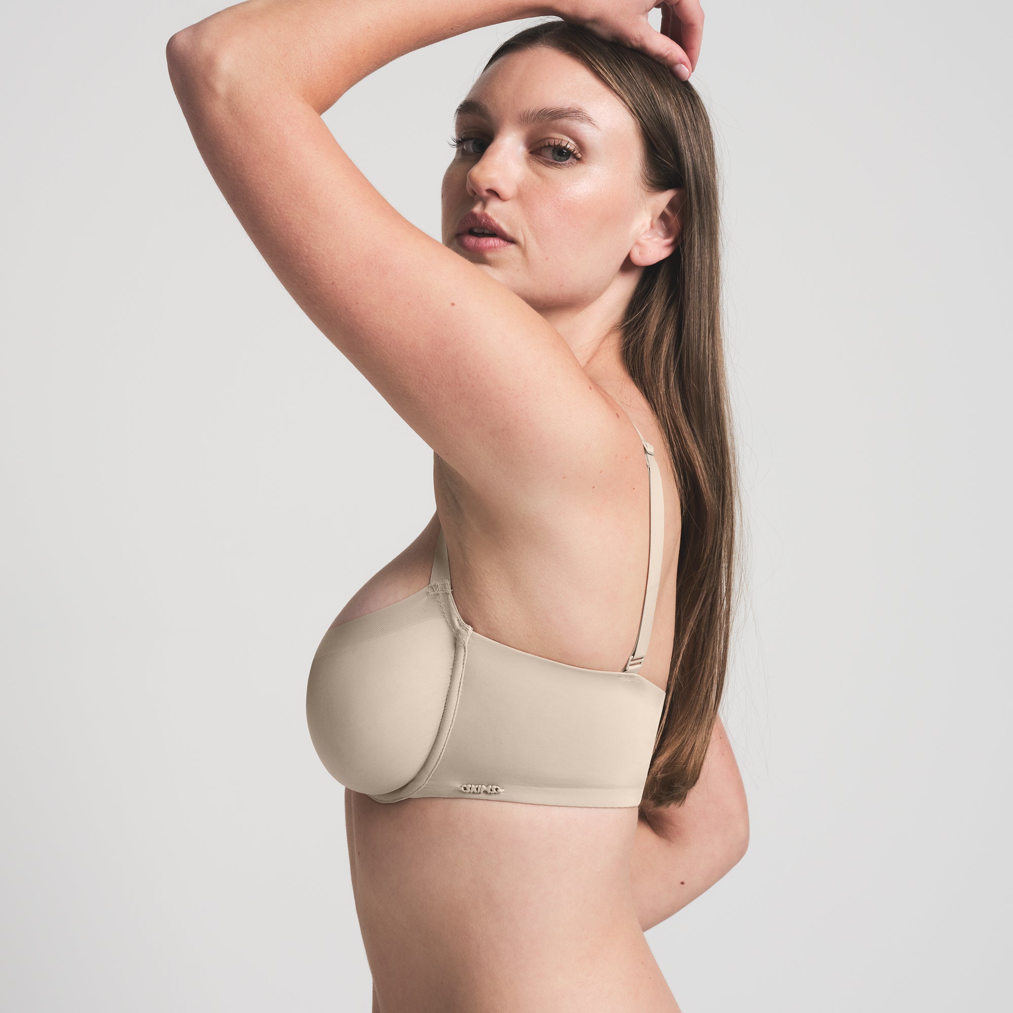 NO SHOW UNLINED BALCONETTE BRA | SAND - Image 3