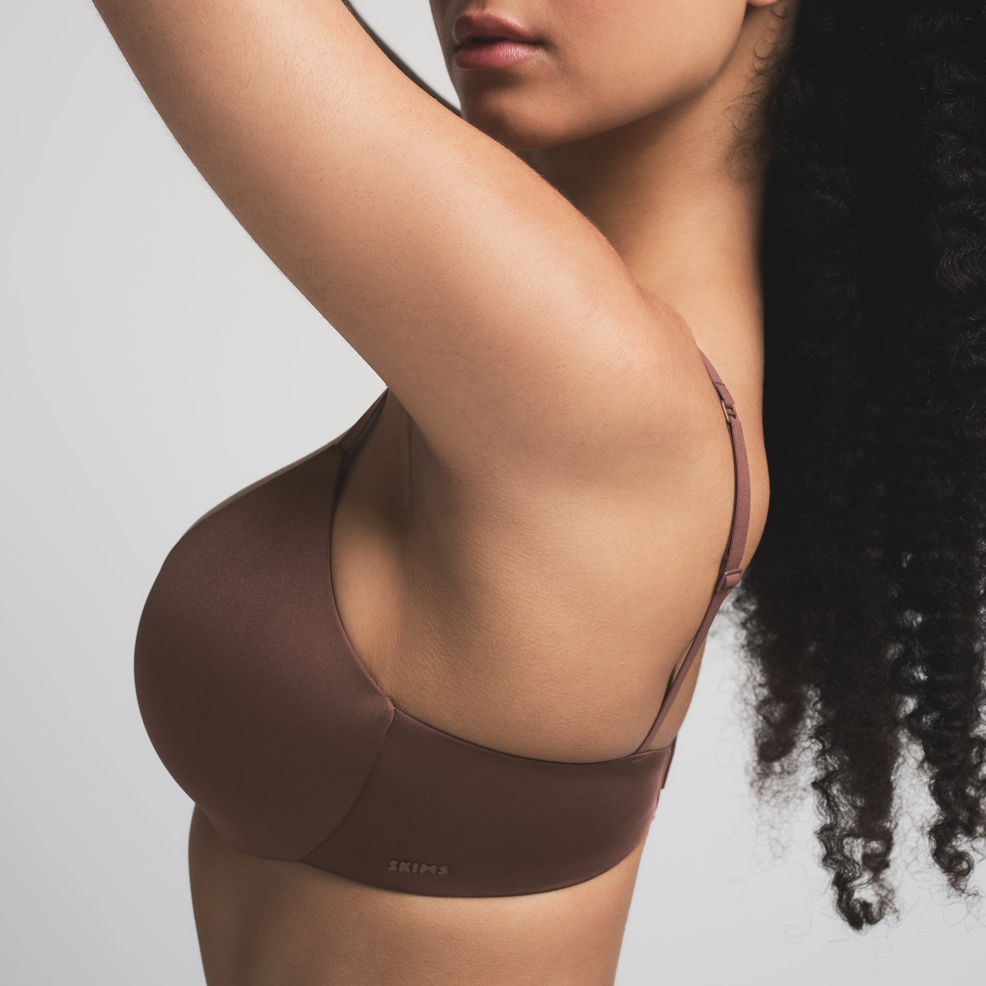 WIRELESS FORM PUSH-UP PLUNGE BRA | GARNET - Image 3