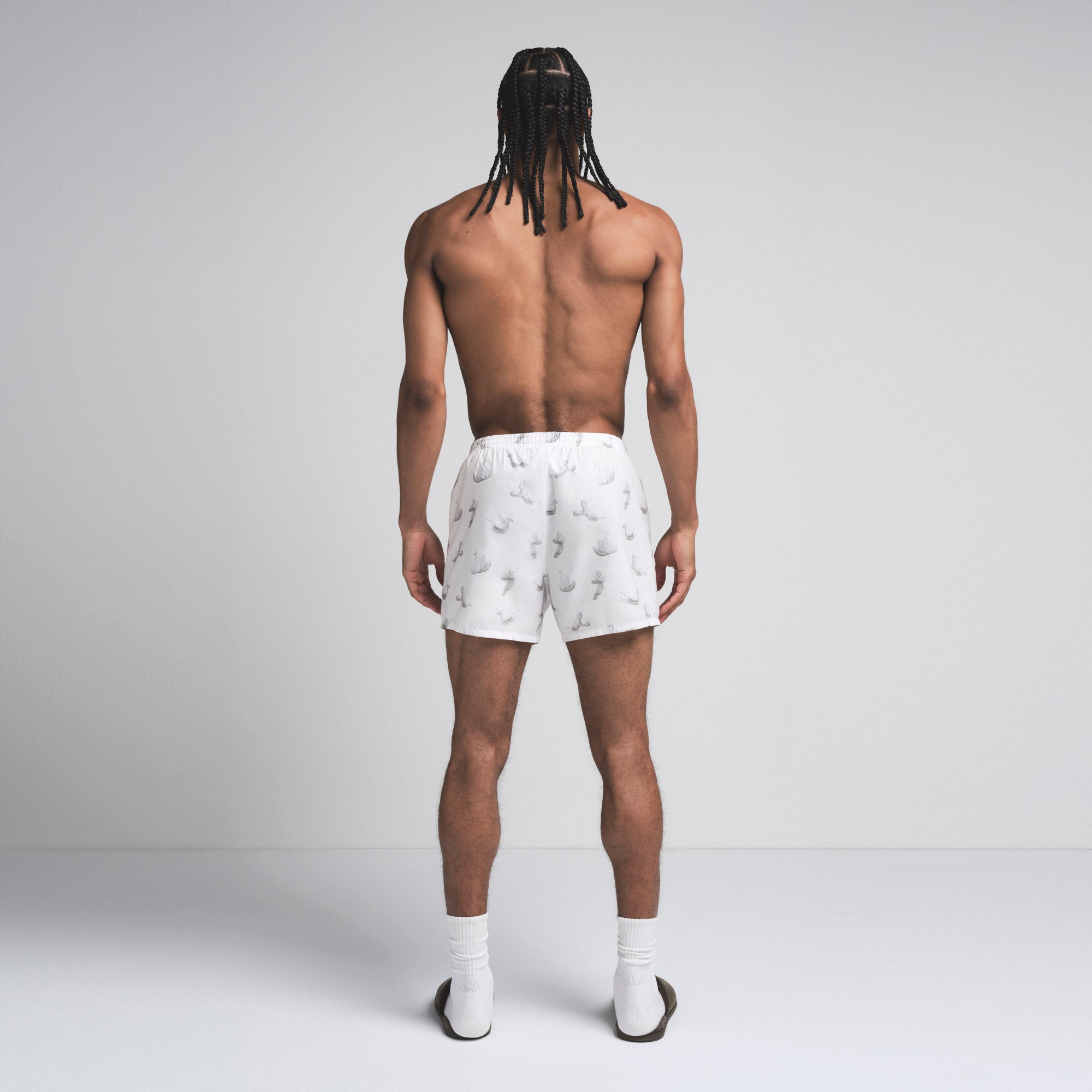 COTTON POPLIN MENS BOXER 3-PACK | STONE SLATE MULTI - Image 5