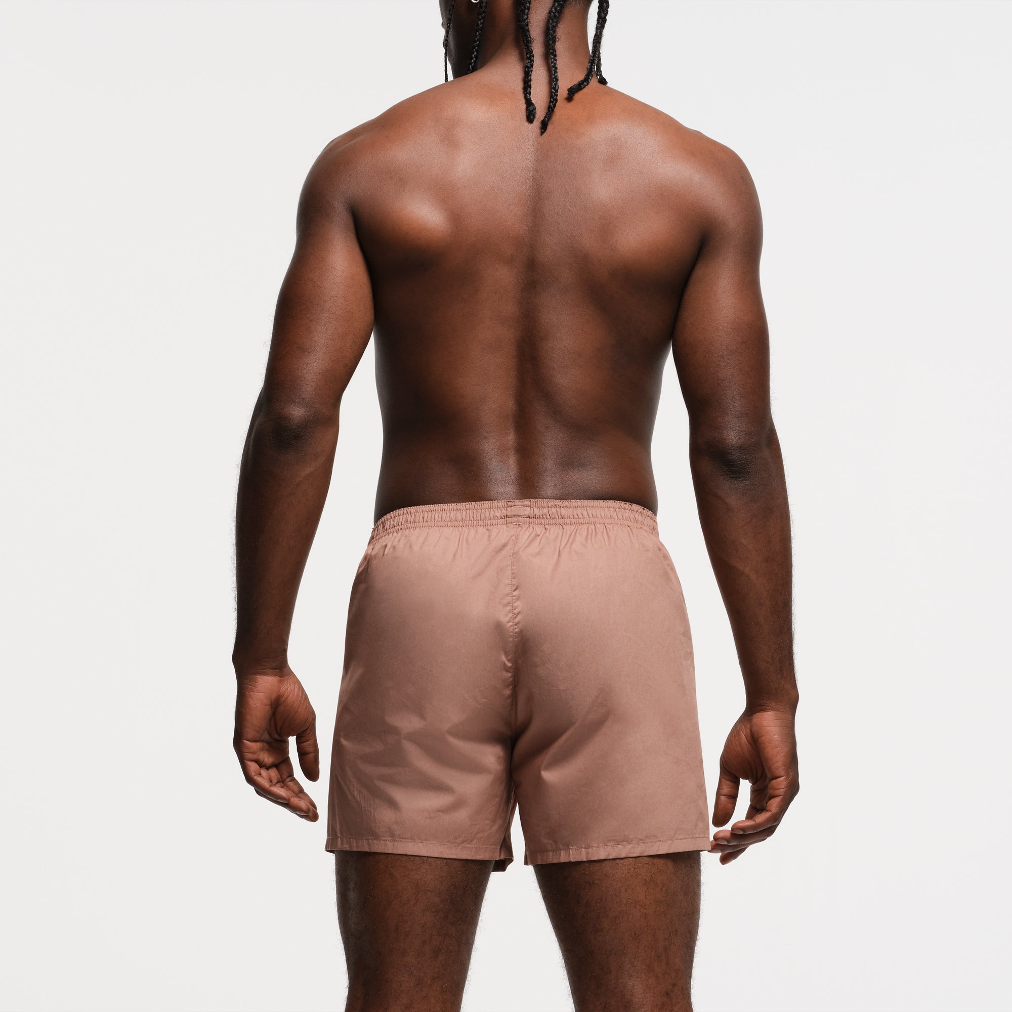 COTTON POPLIN MENS BOXER 3-PACK | UMBER MULTI - Image 4