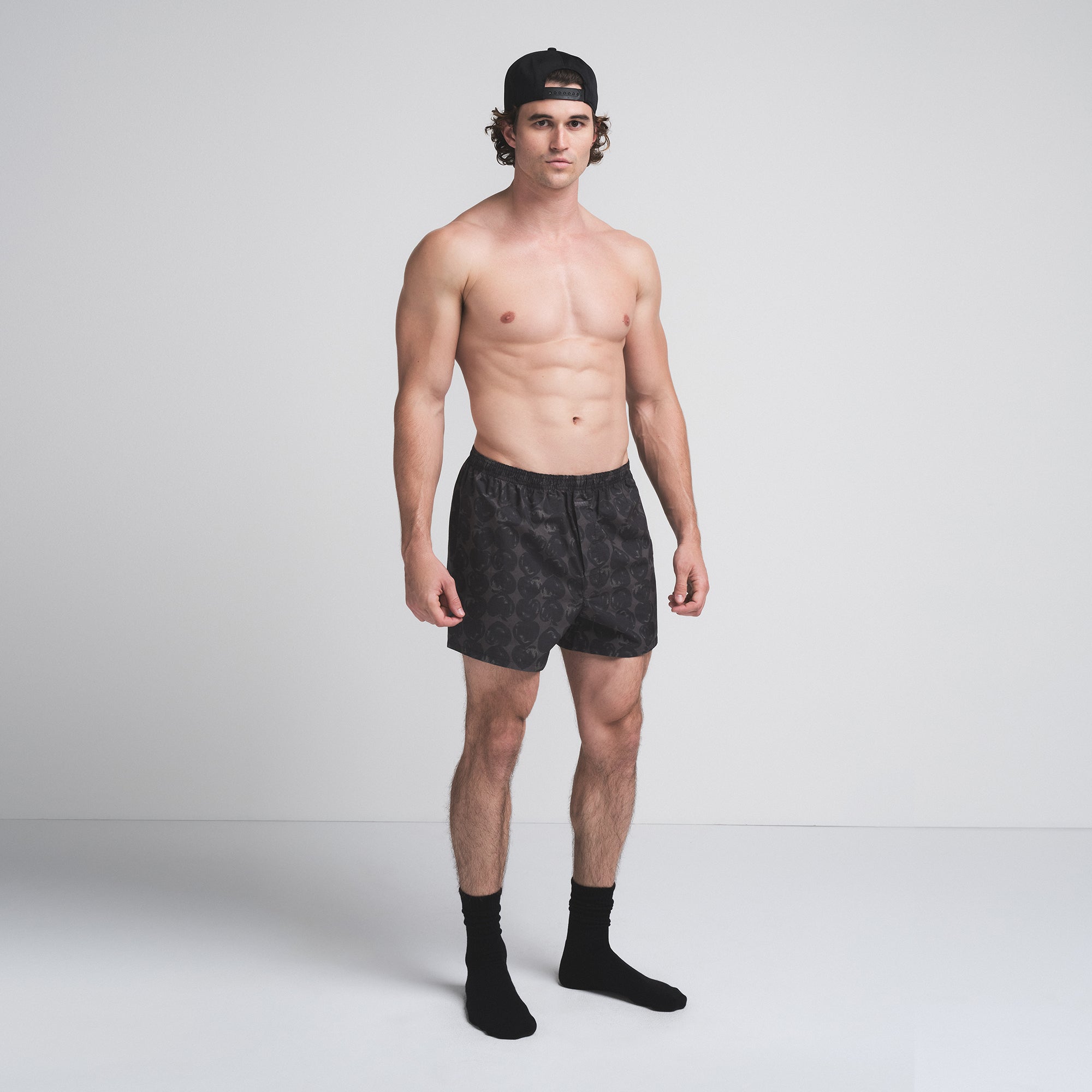 COTTON POPLIN MENS BOXER | APPLE HEART PRINT - Image 2
