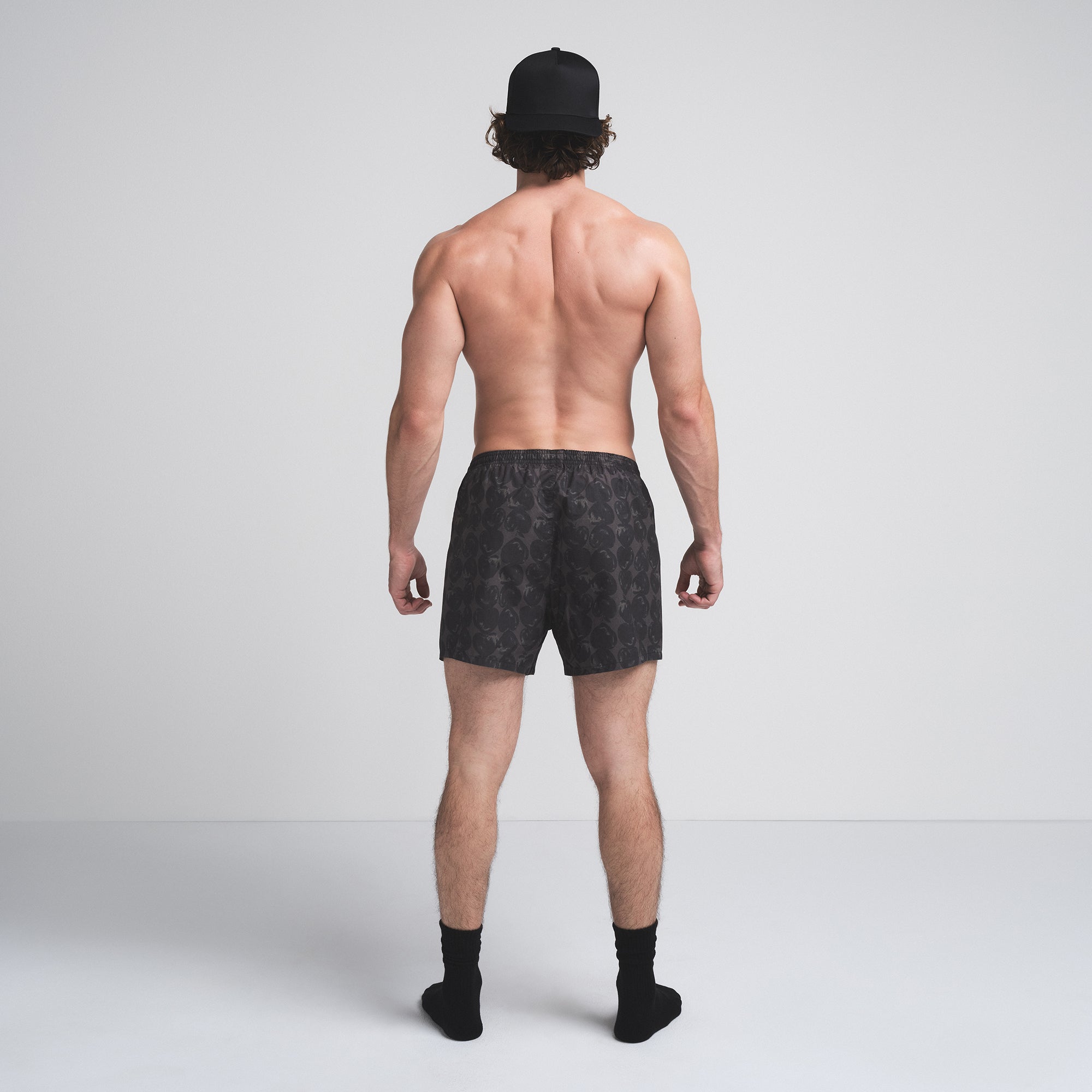COTTON POPLIN MENS BOXER | APPLE HEART PRINT - Image 3