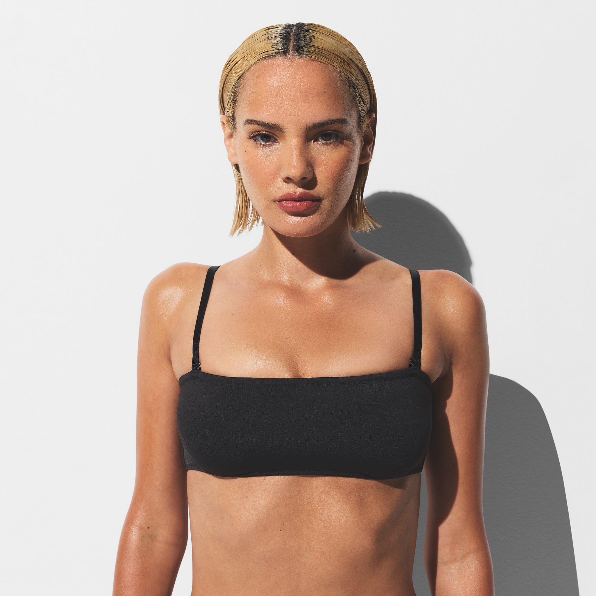 SIGNATURE SWIM MICRO BANDEAU BIKINI TOP | ONYX - Image 5