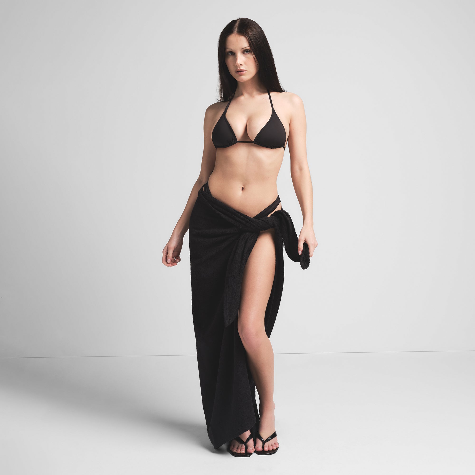 TERRY COVER-UPS TIE SARONG | ONYX - Image 7