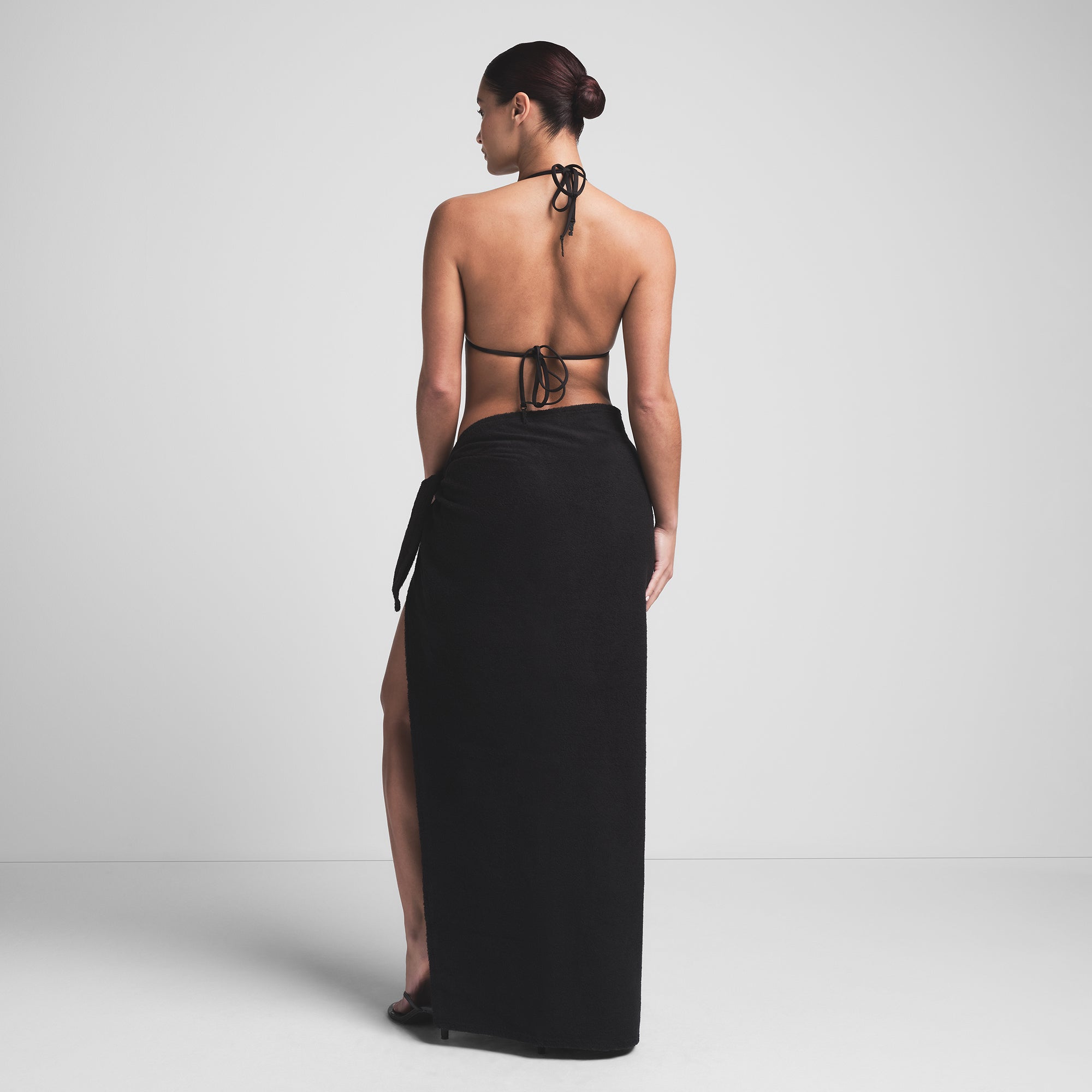 TERRY COVER-UPS TIE SARONG | ONYX - Image 4