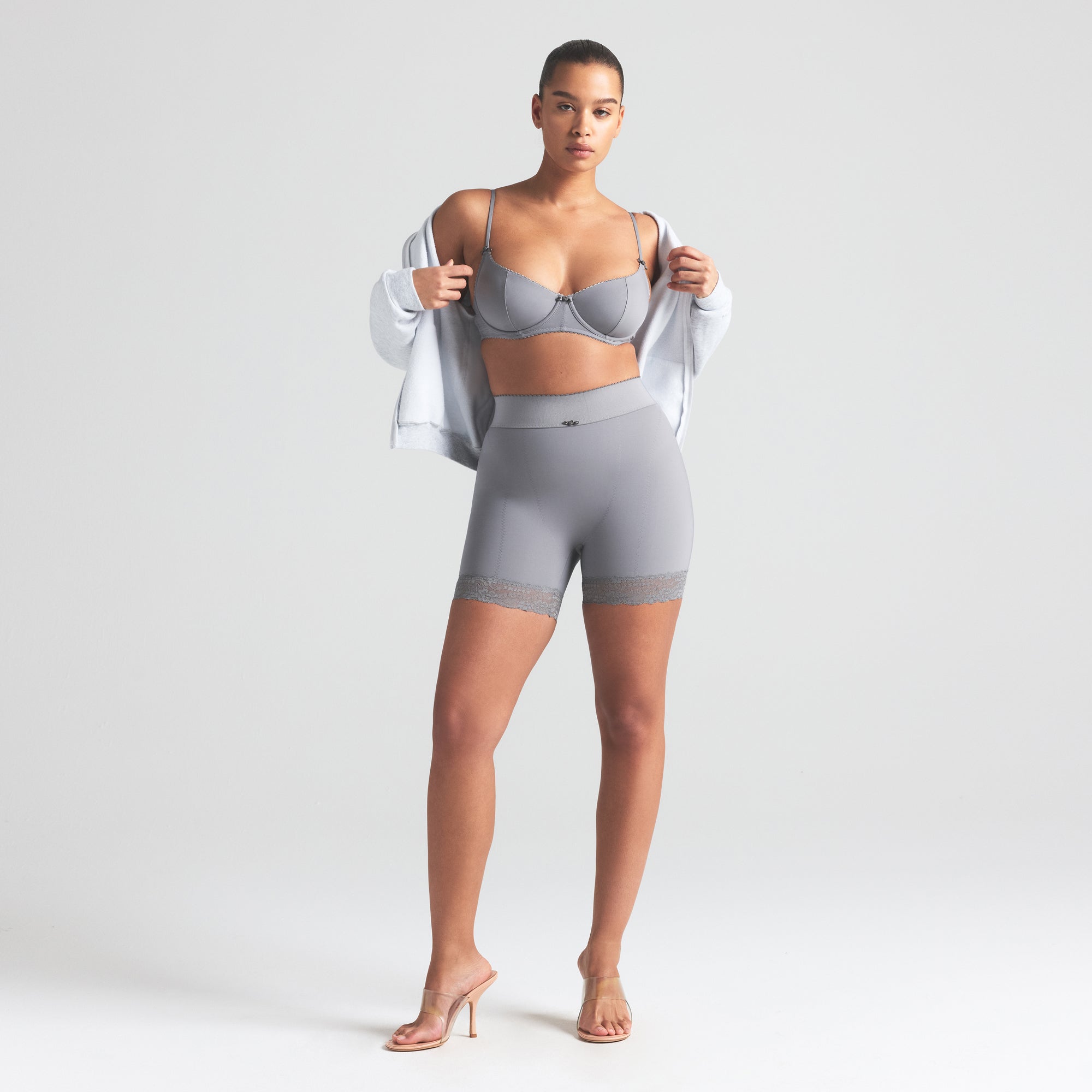 VINTAGE SHAPEWEAR UNLINED DEMI BRA | SHADOW - Image 4