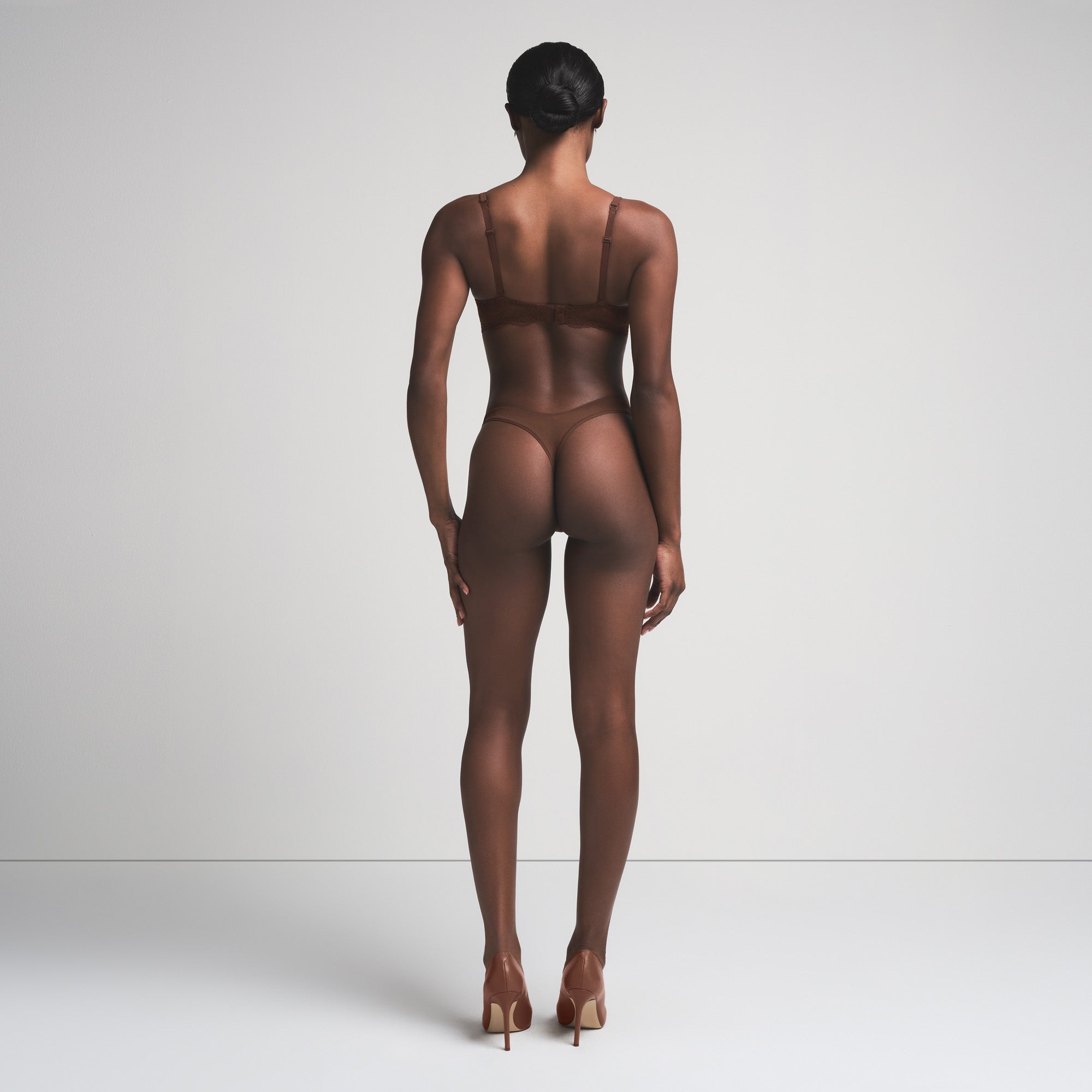 FITS EVERYBODY LACE WING T-SHIRT BRA | COCOA - Image 2