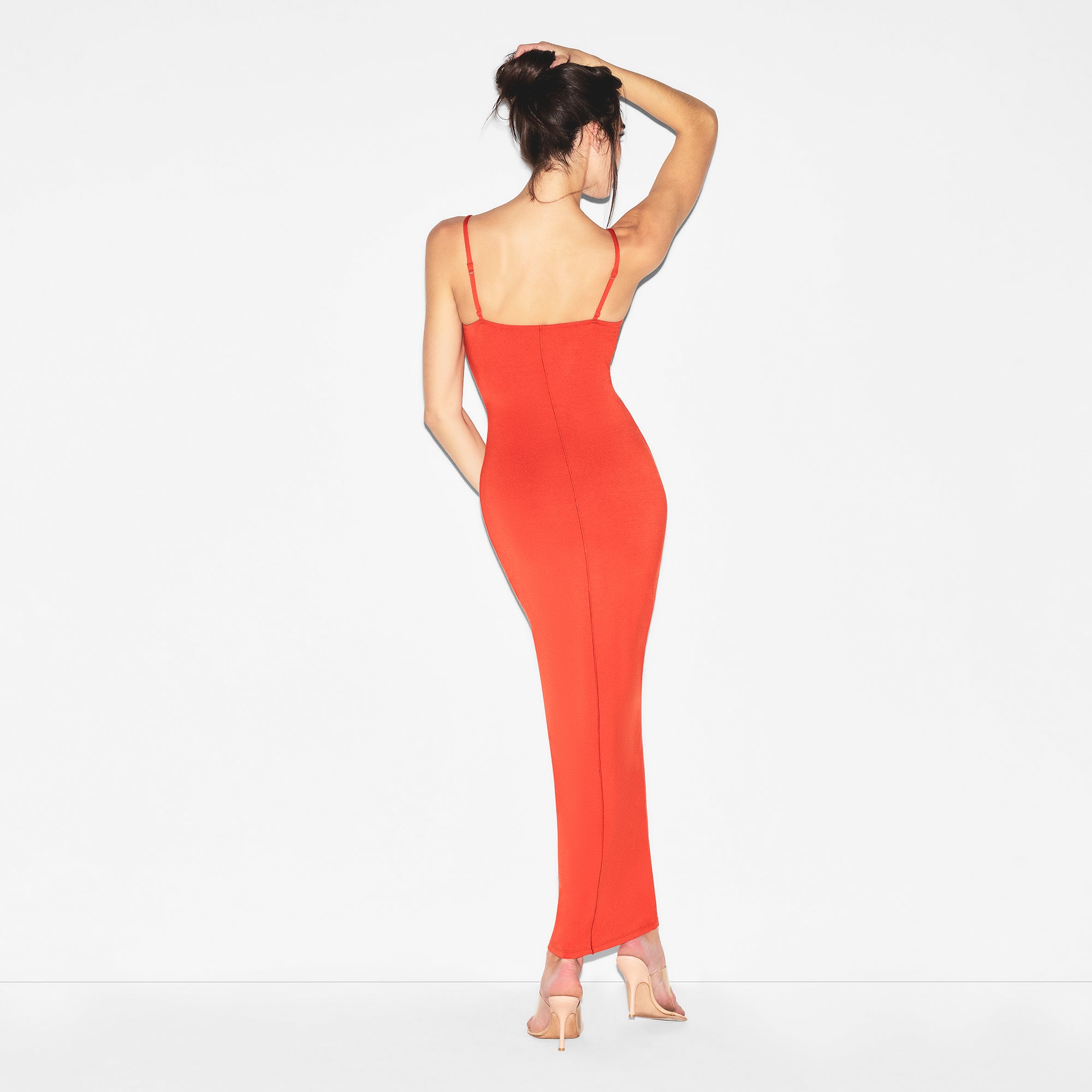 SMOOTH LAYERS SCOOP NECK LONG DRESS | TERRA - Image 3