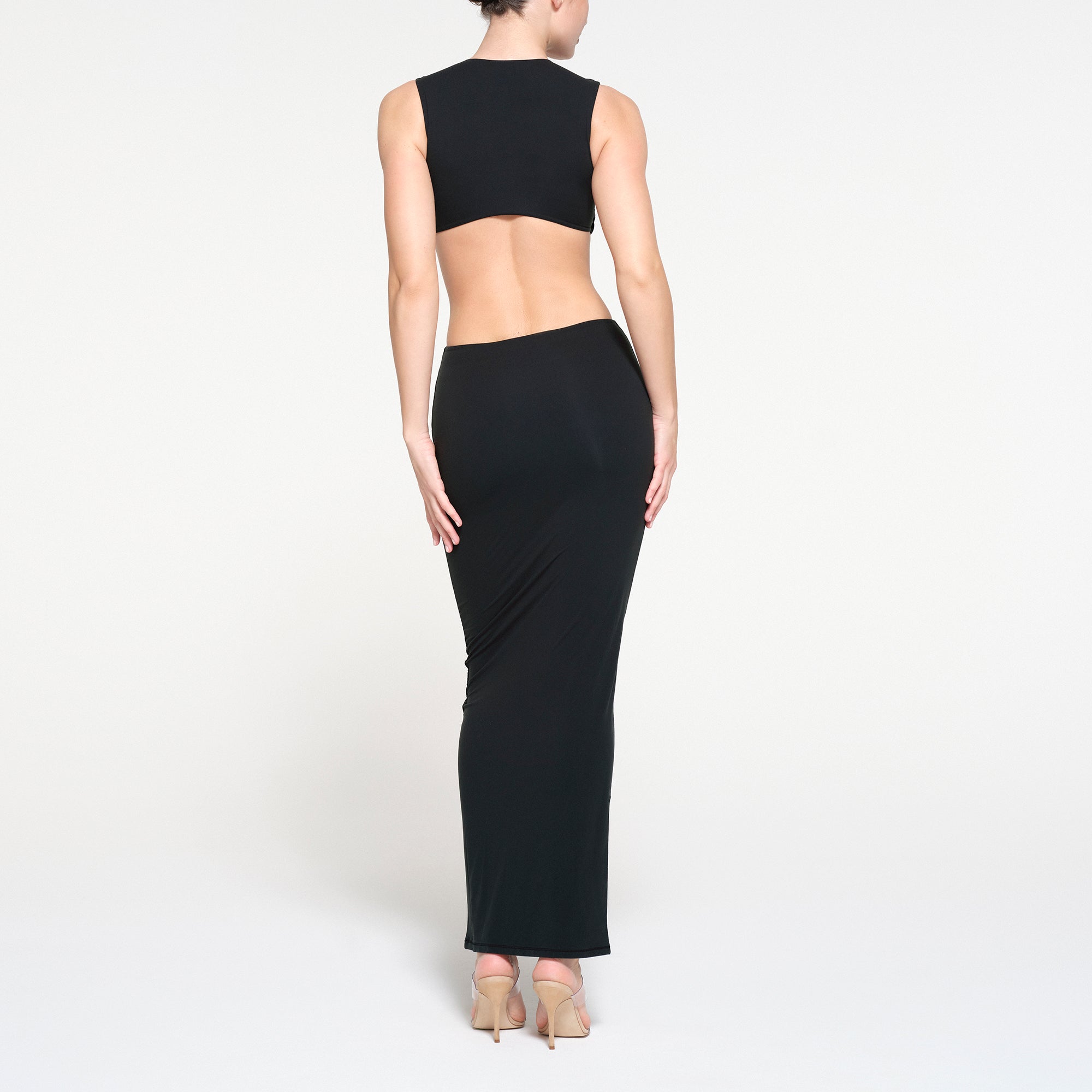 FITS EVERYBODY CUT OUT OPEN BACK LONG DRESS | ONYX - Image 3