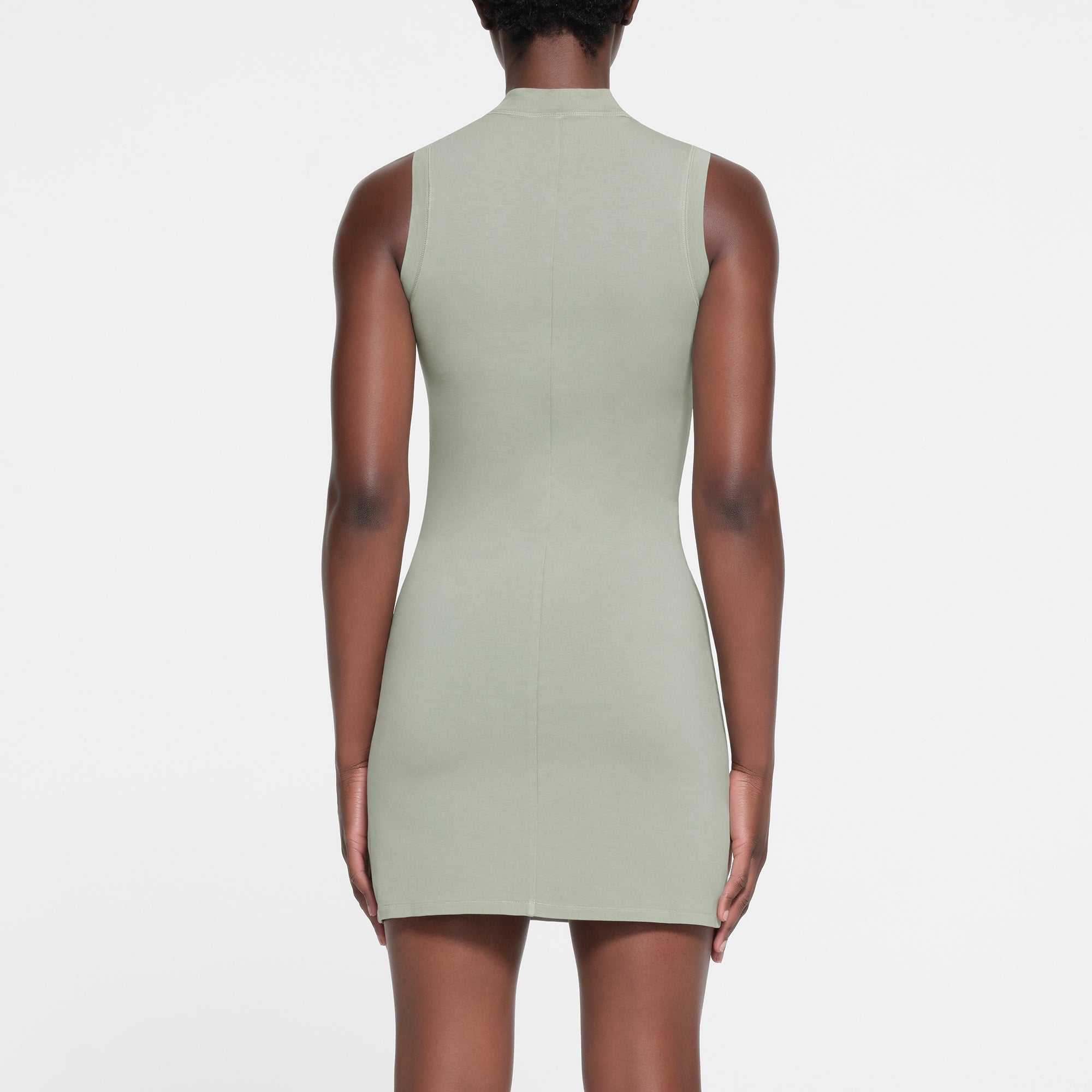 NEW VINTAGE ZIP UP SLEEVELESS MINI DRESS | MINERAL - Image 3