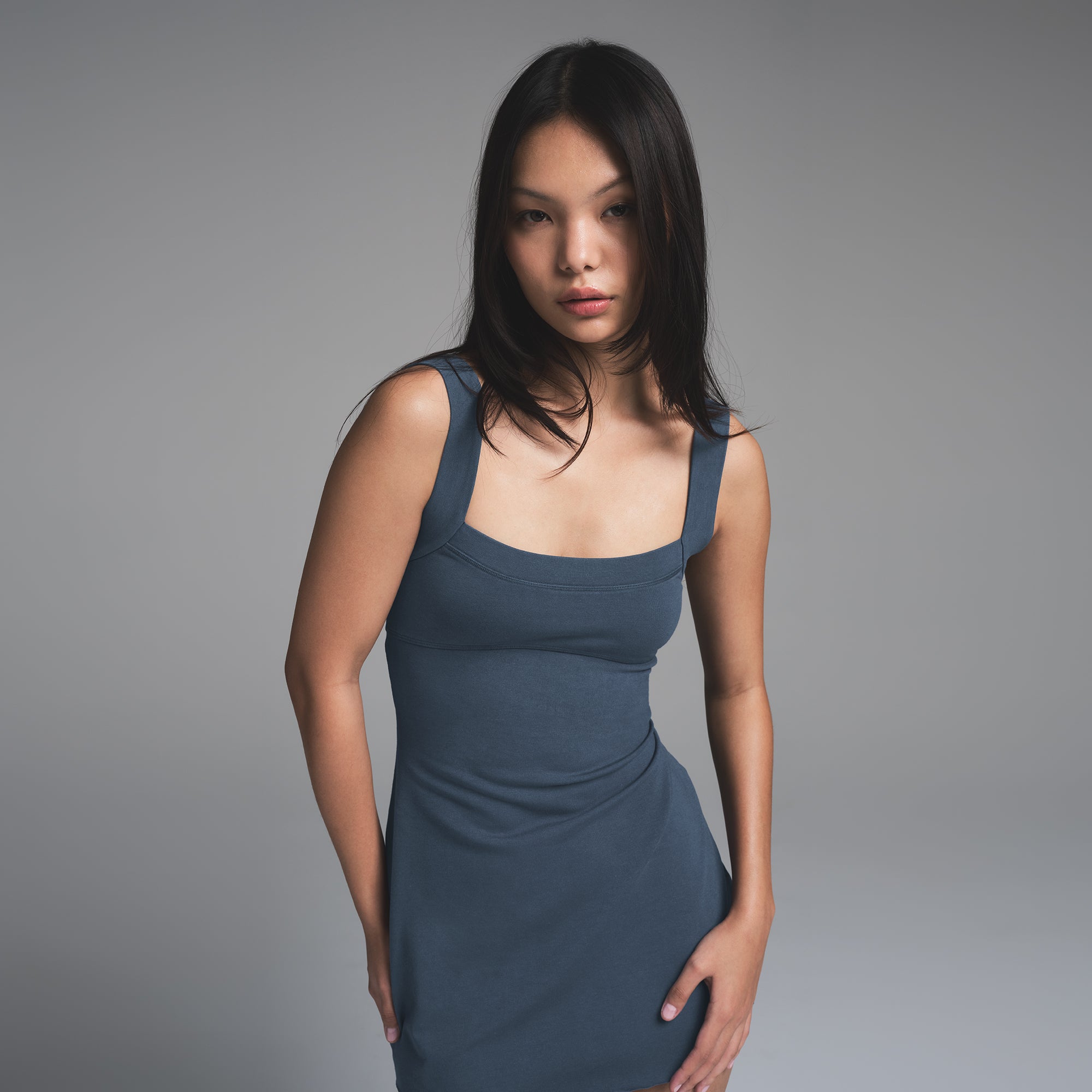OUTDOOR MINI DRESS | INDIGO - Image 2