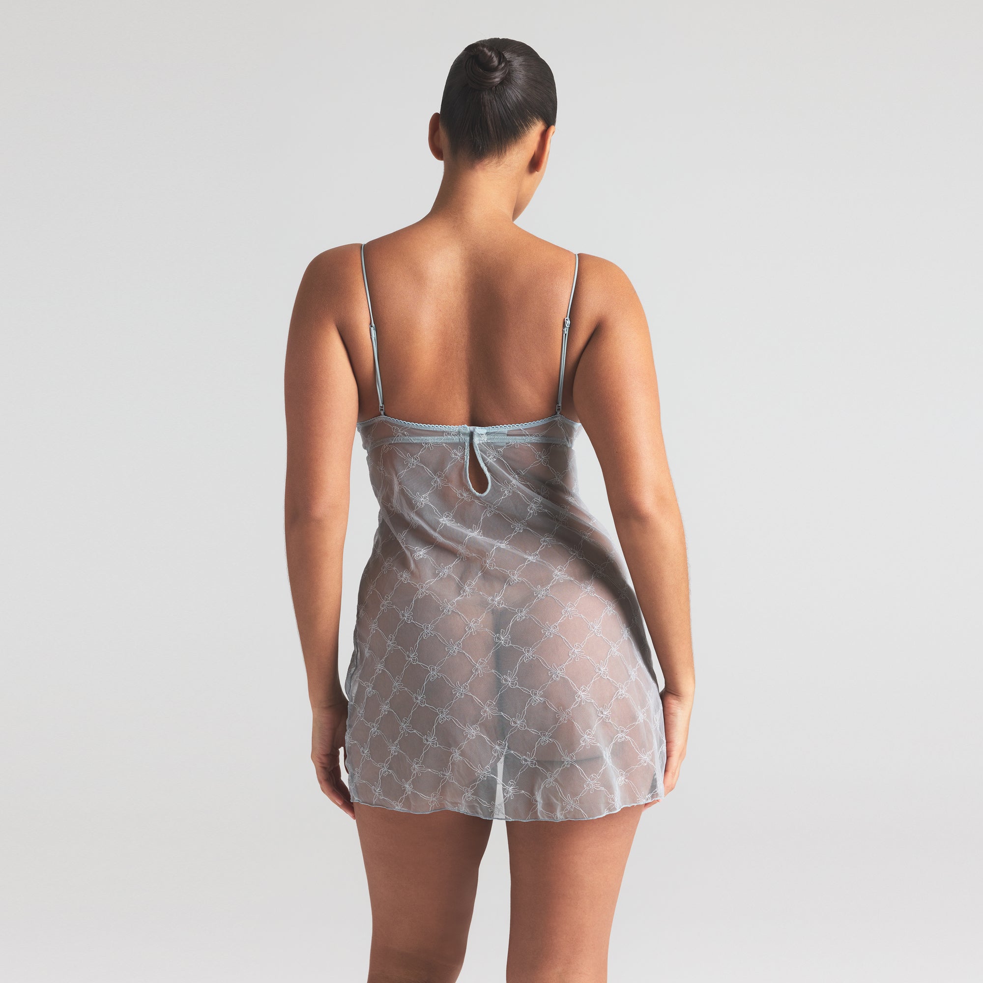 SPRING INTIMATES UNDERWIRE SLIP DRESS | MERCURY BOW TULLE - Image 3