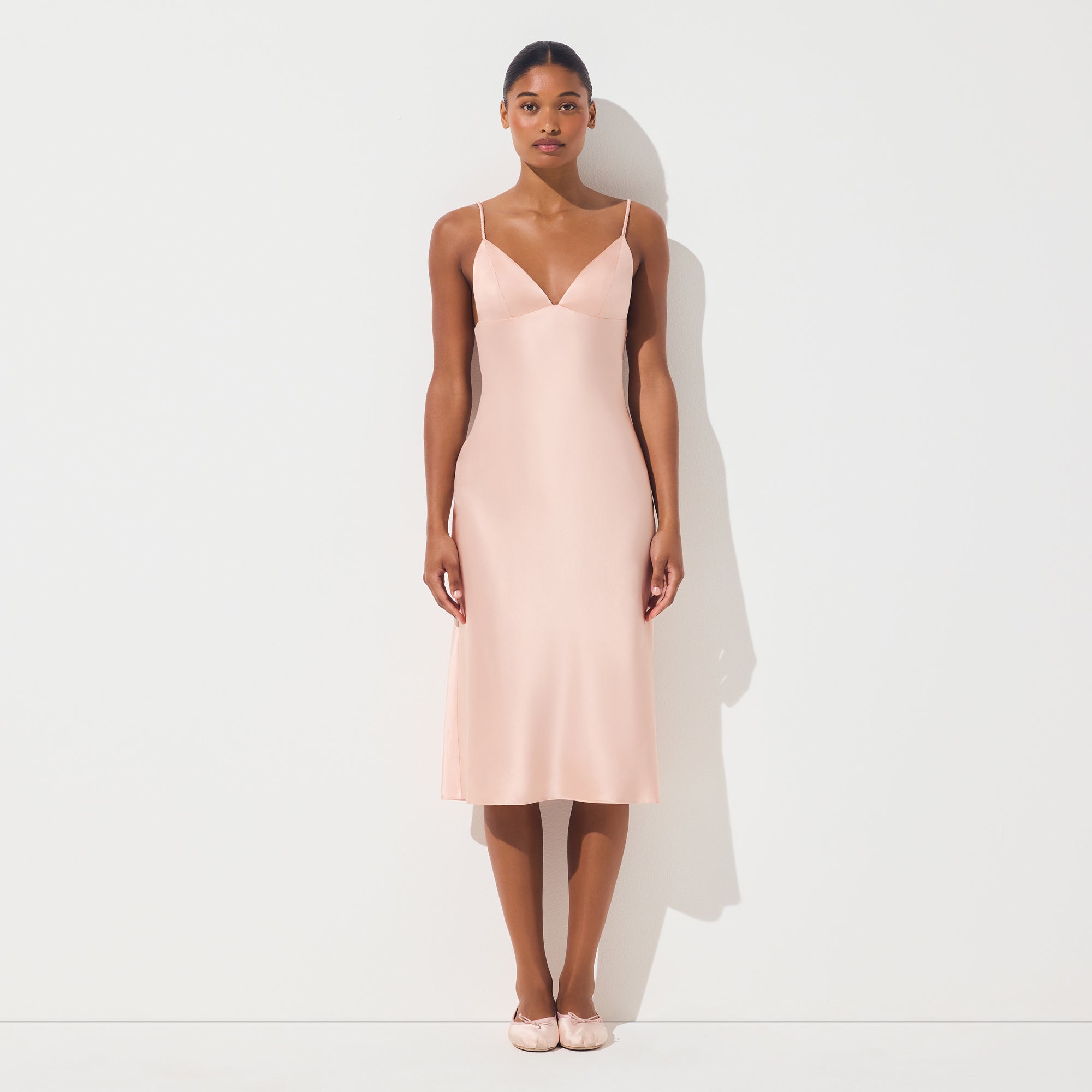 SILK MIDI DRESS | VILLA - Image 4