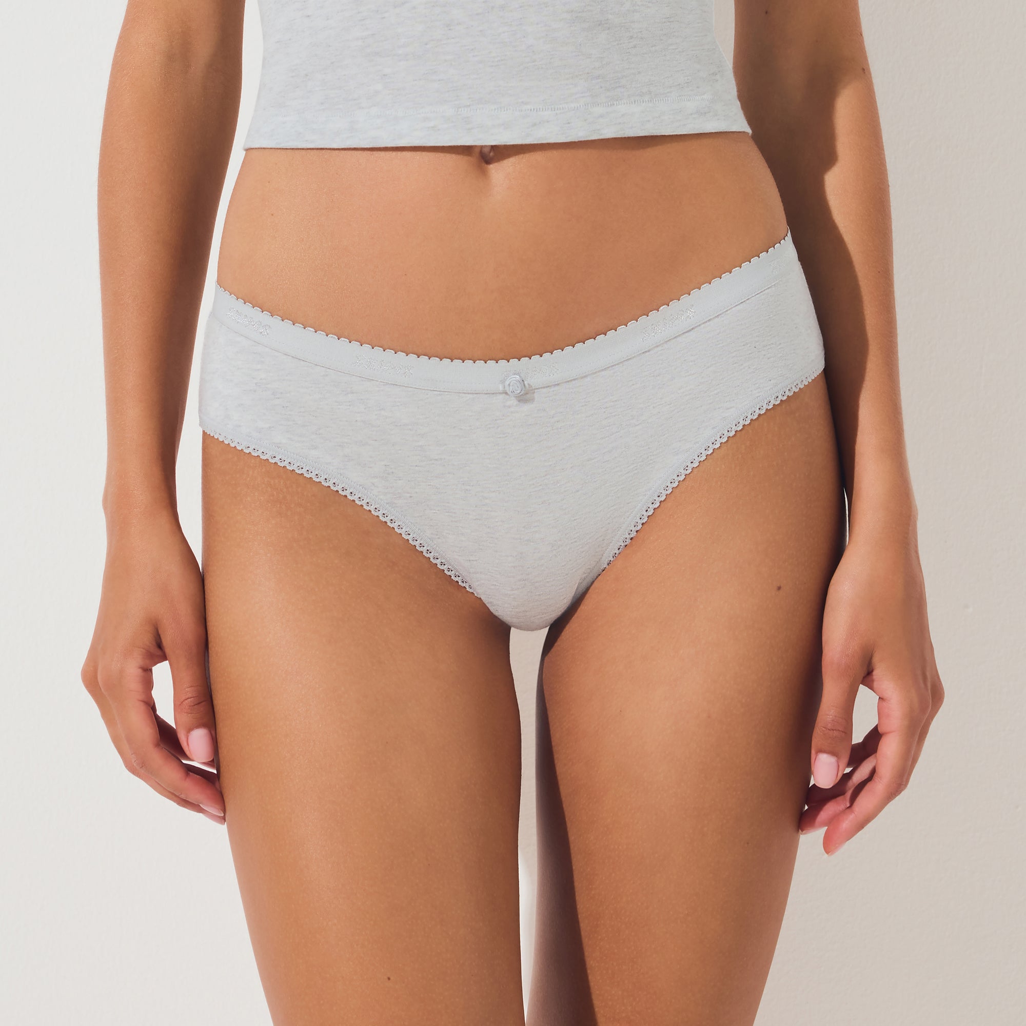 LIGHTWEIGHT COTTON LOGO PICOT HIPSTER 7-PACK | SNOW MINERAL MULTI - Image 6