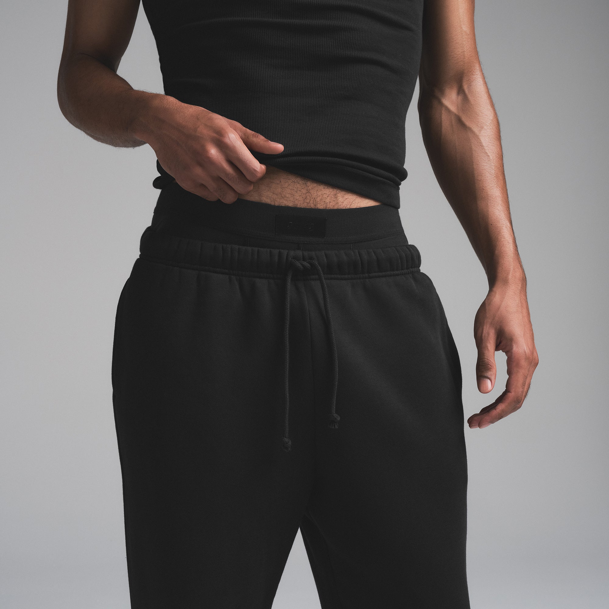 FLEECE LOUNGE MENS CLASSIC STRAIGHT LEG PANT | WASHED ONYX - Image 2