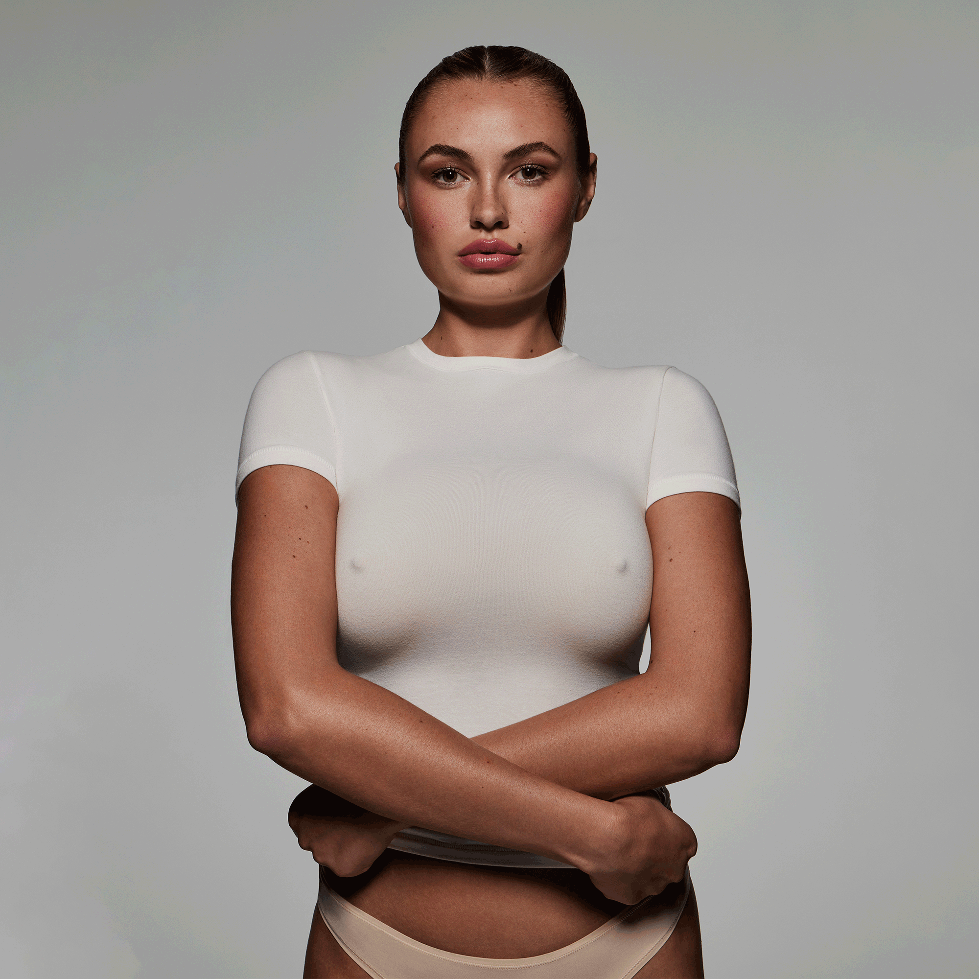 SKIMS ULTIMATE NIPPLE PUSH-UP BRA | CLAY - Image 5