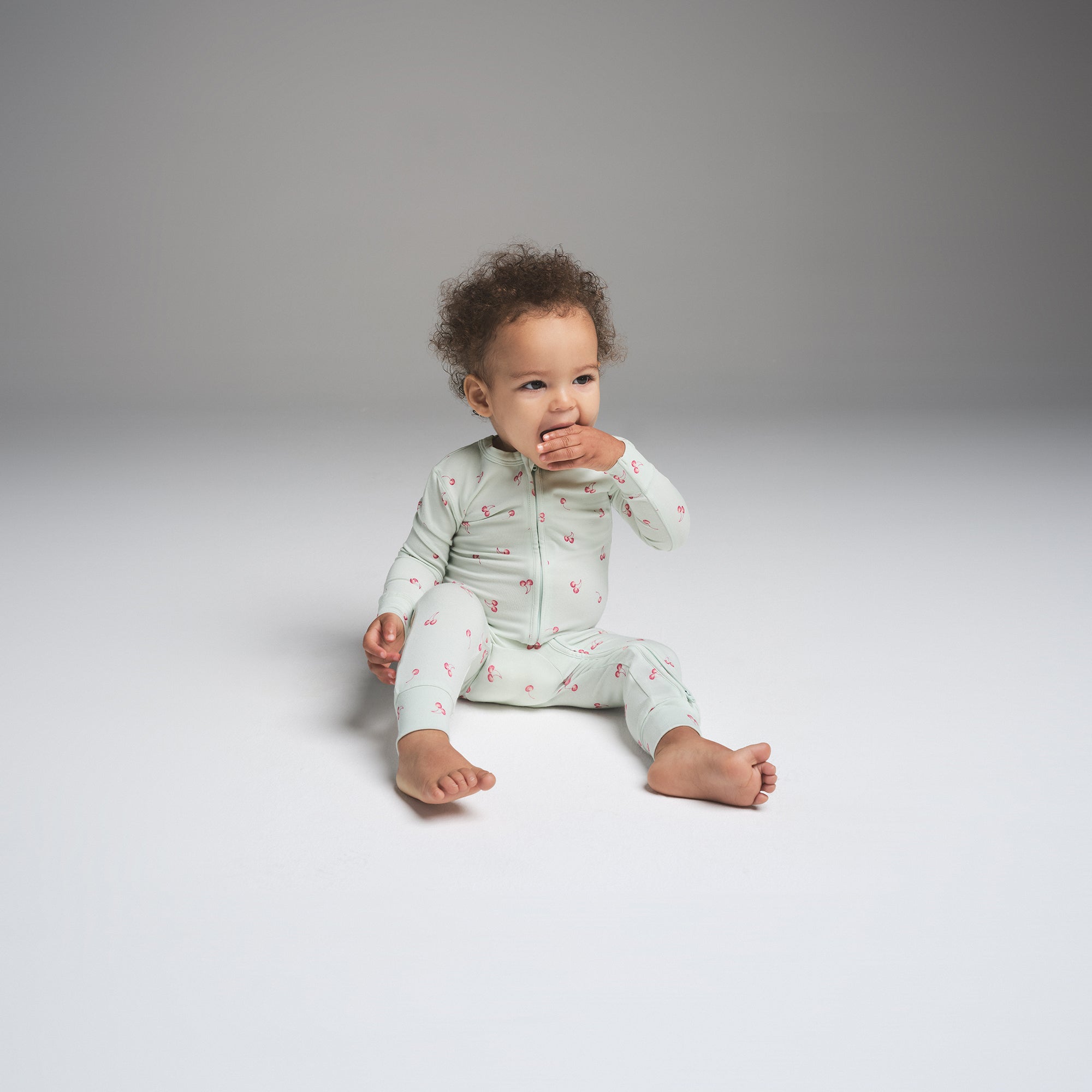 SKIMS SLEEP BABY ONESIE | CLOUD CHERRY PRINT - Image 3