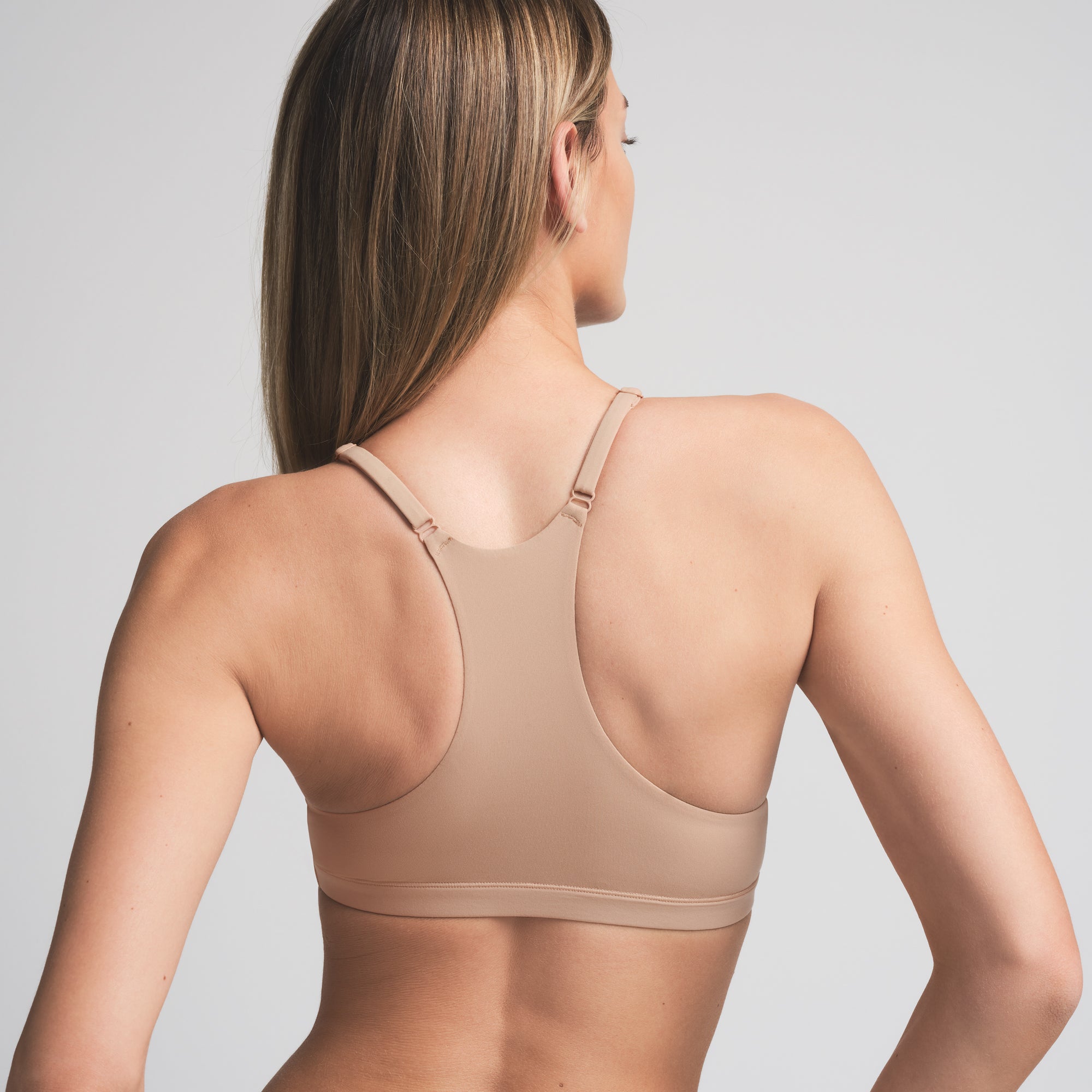 FITS EVERYBODY RACERBACK TRIANGLE BRALETTE | CLAY - Image 2