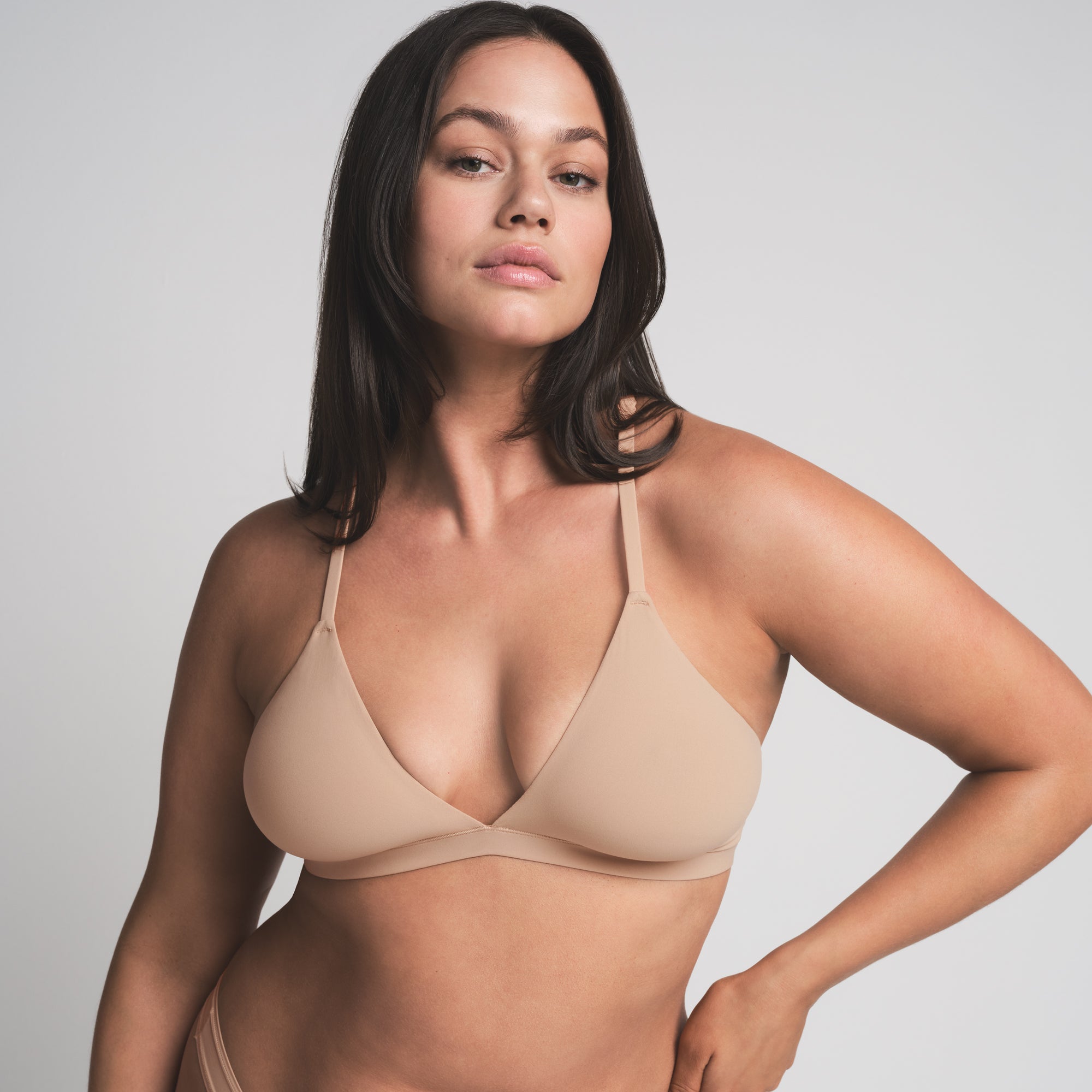 FITS EVERYBODY RACERBACK TRIANGLE BRALETTE | CLAY - Image 5